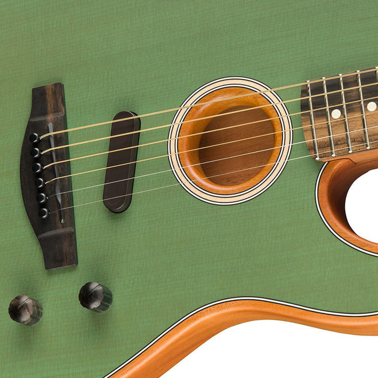 Fender American Acoustasonic Telecaster - Surf Green | Cream City