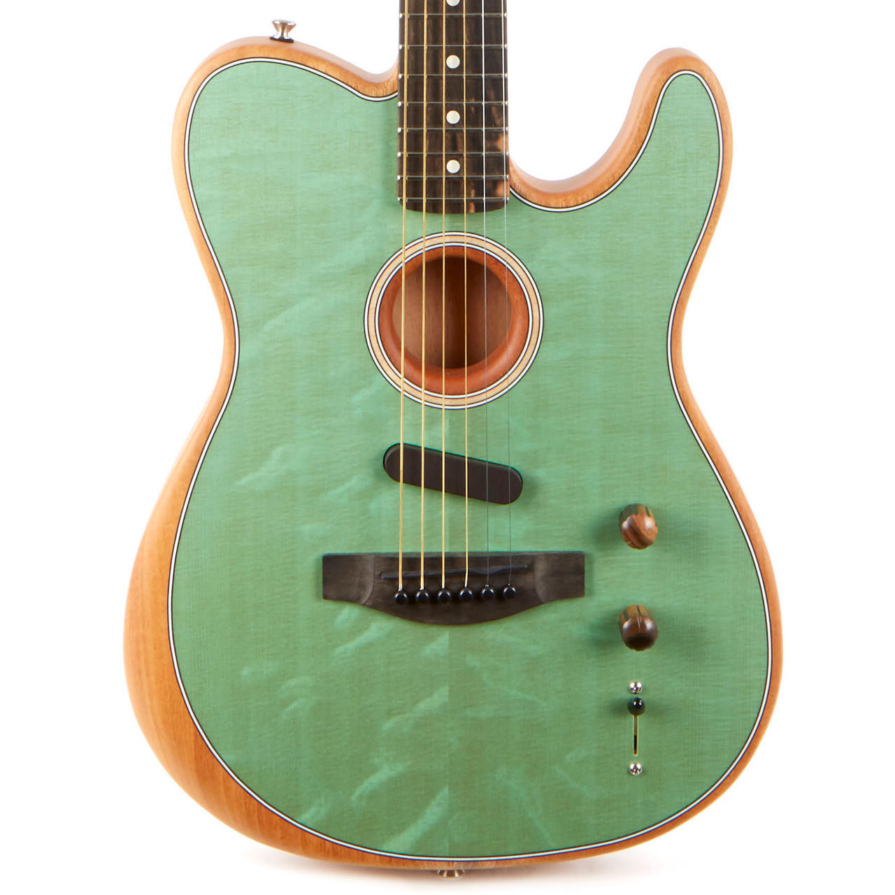 Fender American Acoustasonic Telecaster - Surf Green | Cream City