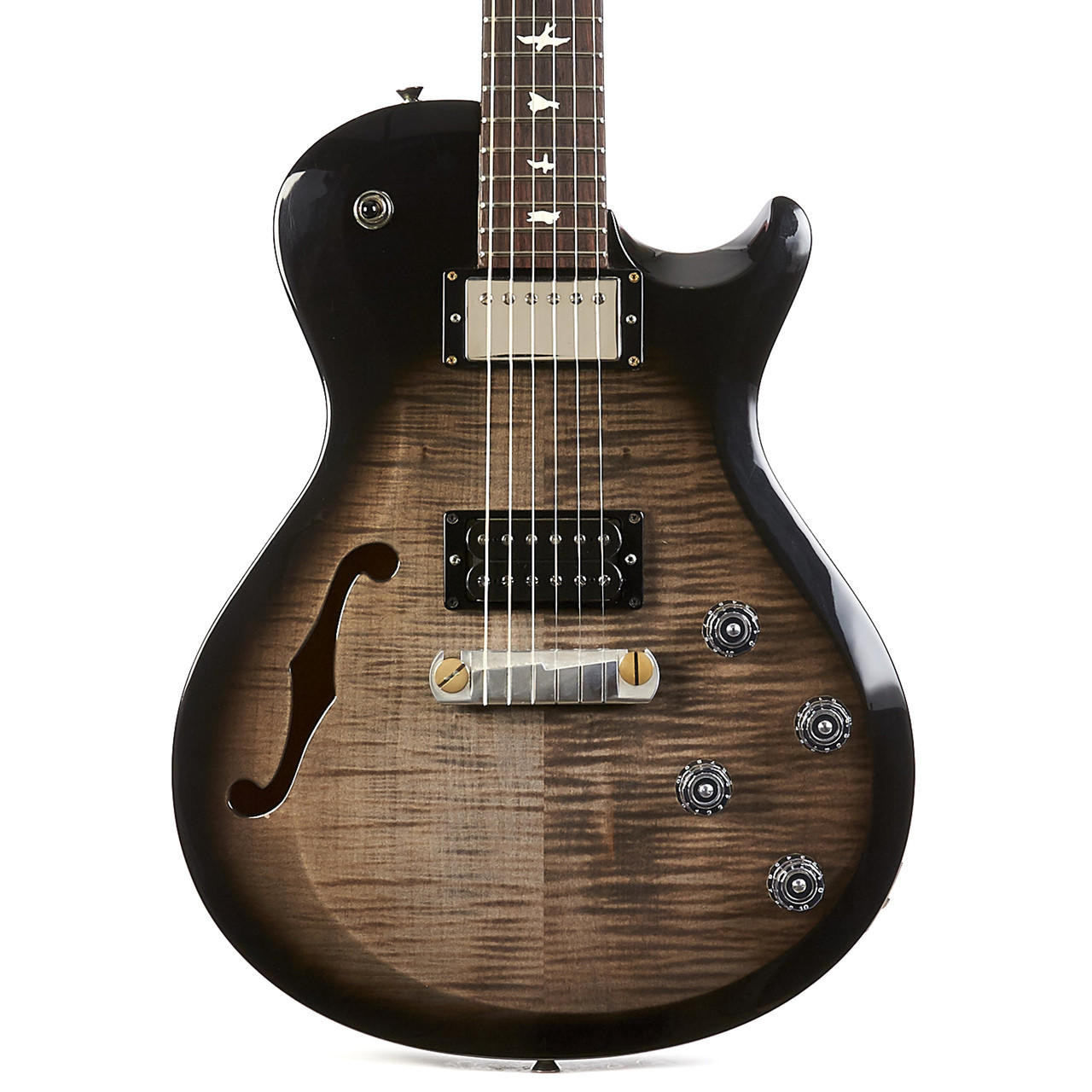 Used Paul Reed Smith PRS S2 Singlecut Semi Hollow Body Charcoal