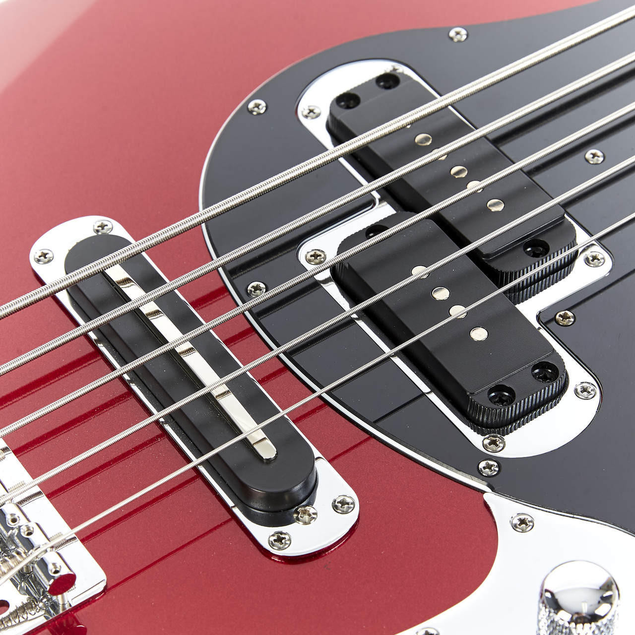 Used Yamaha BB425X 5-String Bass Metallic Red | Cream City Music
