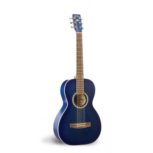 Art & Lutherie Ami Cedar Trans Blue Parlor Guitar B-Stock | Cream Art & Lutherie Ami Cedar Trans Blue Parlor Guitar B-Stock | Cream