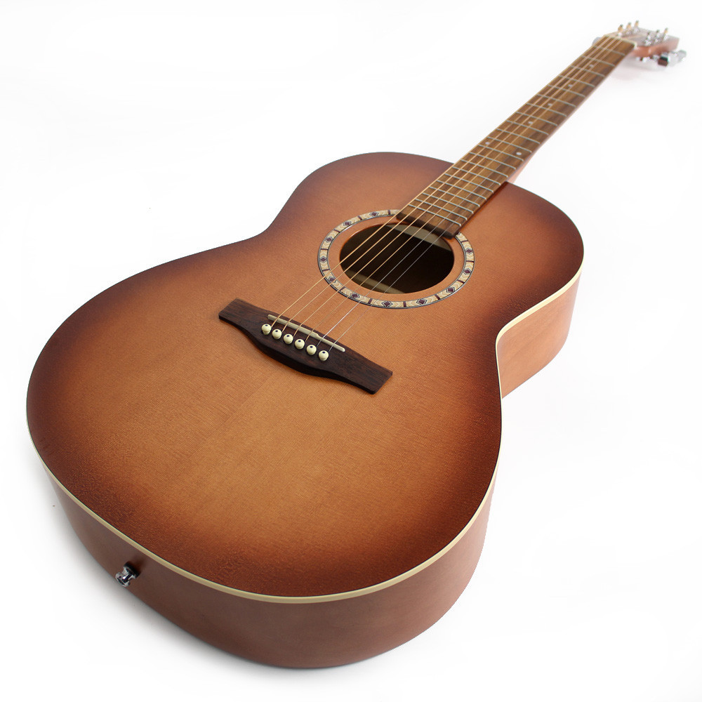 Art & Lutherie Folk Cedar Antique Burst Acoustic Guitar | Cream 