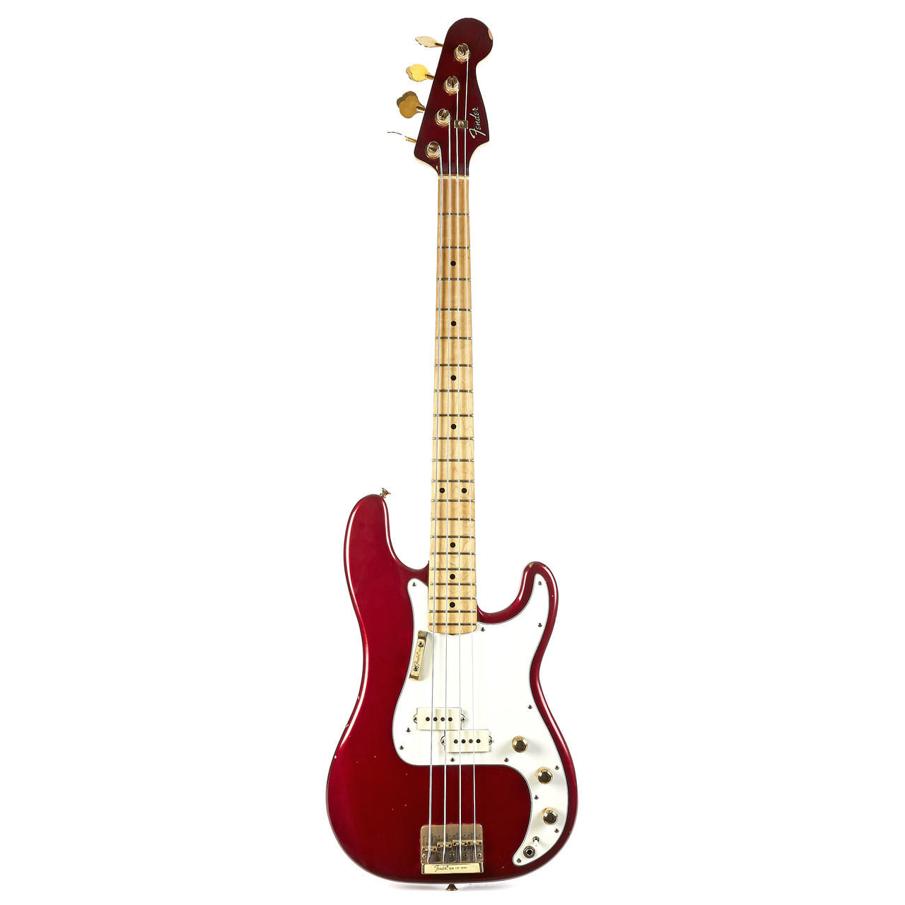 Vintage Fender Precision Bass Special Candy Apple Red 1980 | Cream