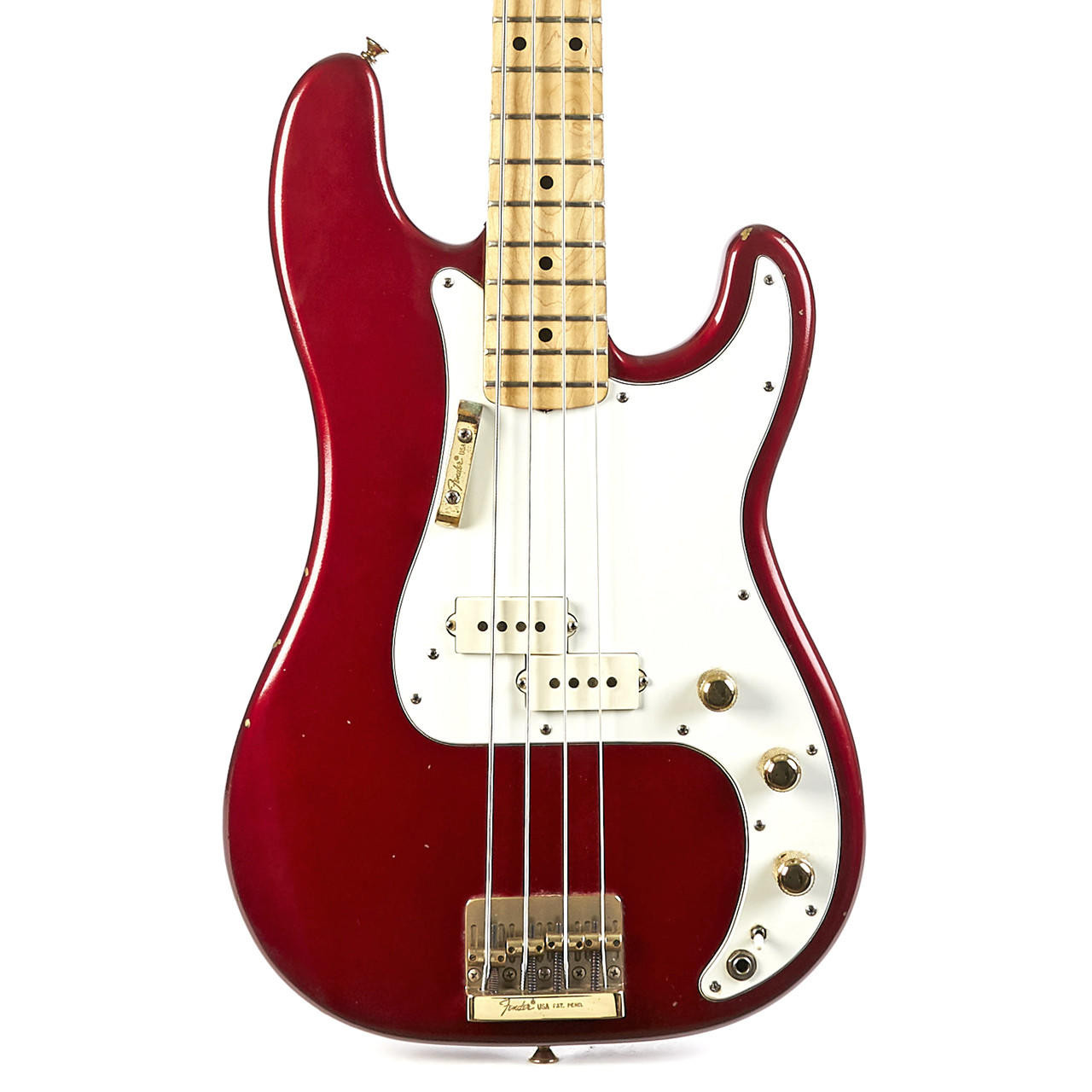 Vintage Fender Precision Bass Special Candy Apple Red 1980 | Cream