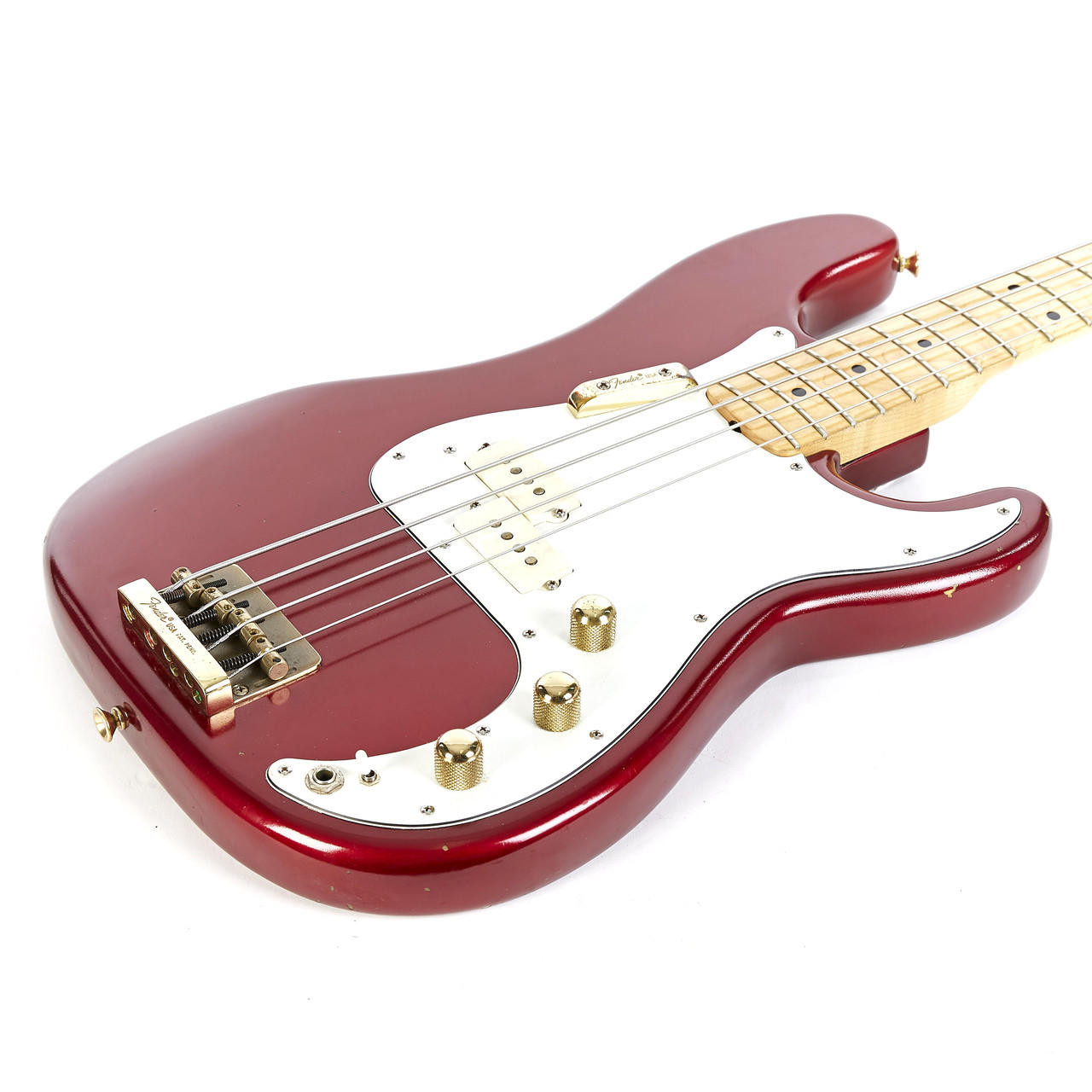 Vintage Fender Precision Bass Special Candy Apple Red 1980 | Cream
