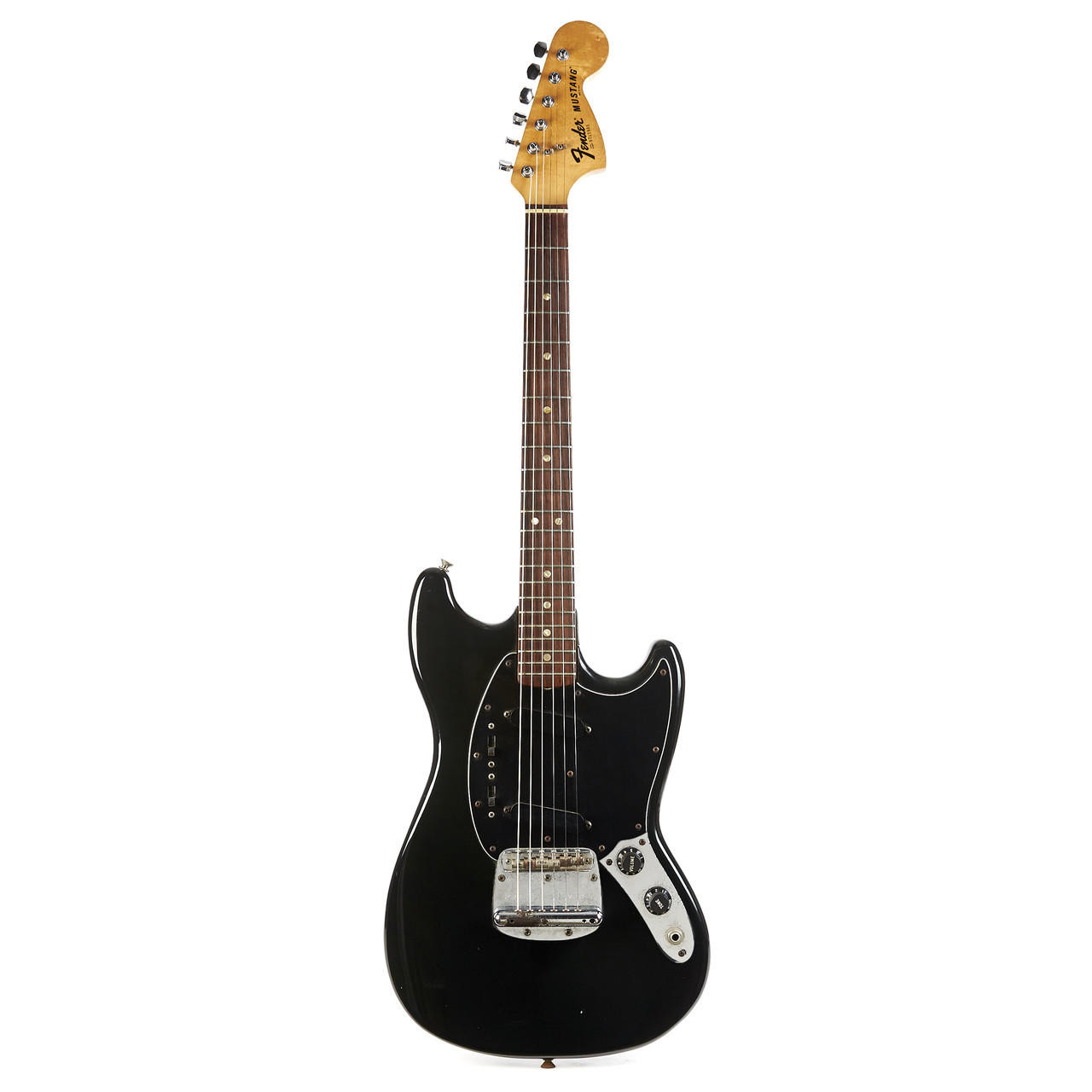 Vintage Fender Mustang Black 1977 | Cream City Music