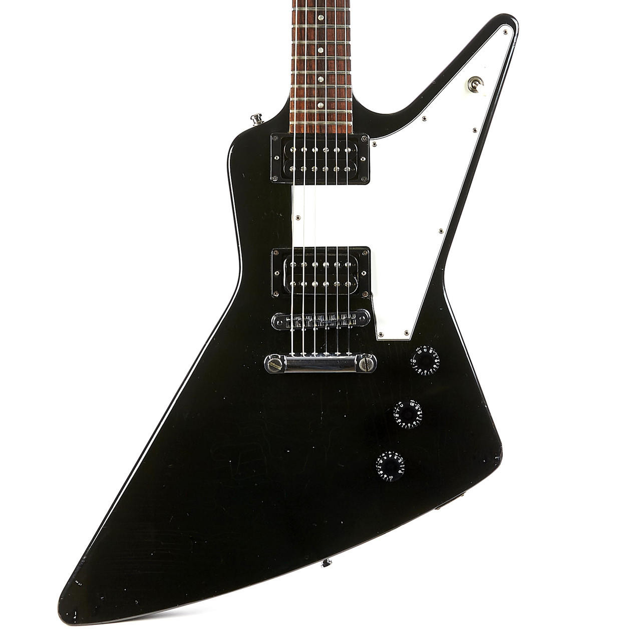 Vintage Gibson Custom Shop Edition Explorer Ebony 1984 | Cream