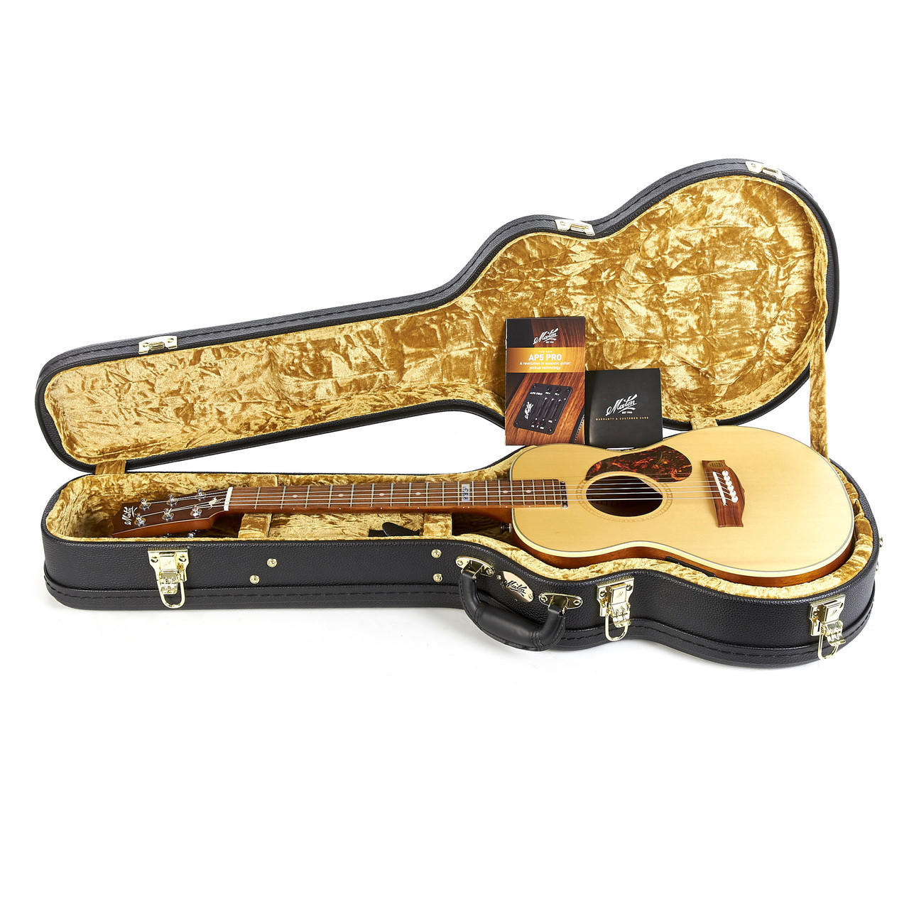 Maton EMTE Tommy Emmanuel Mini Acoustic Electric Guitar | Cream