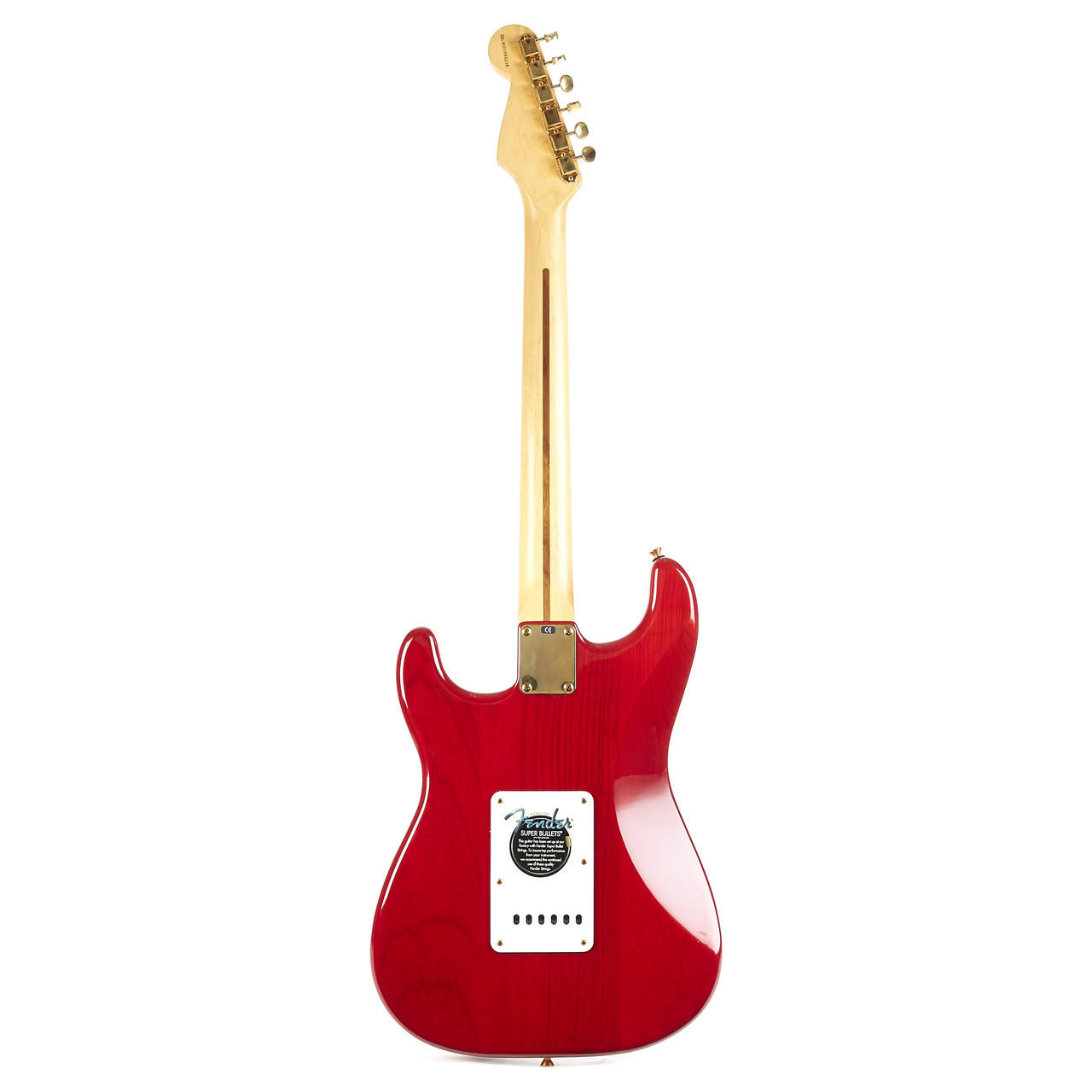 Used Fender Deluxe Series Super Stratocaster Crimson MIM 2000