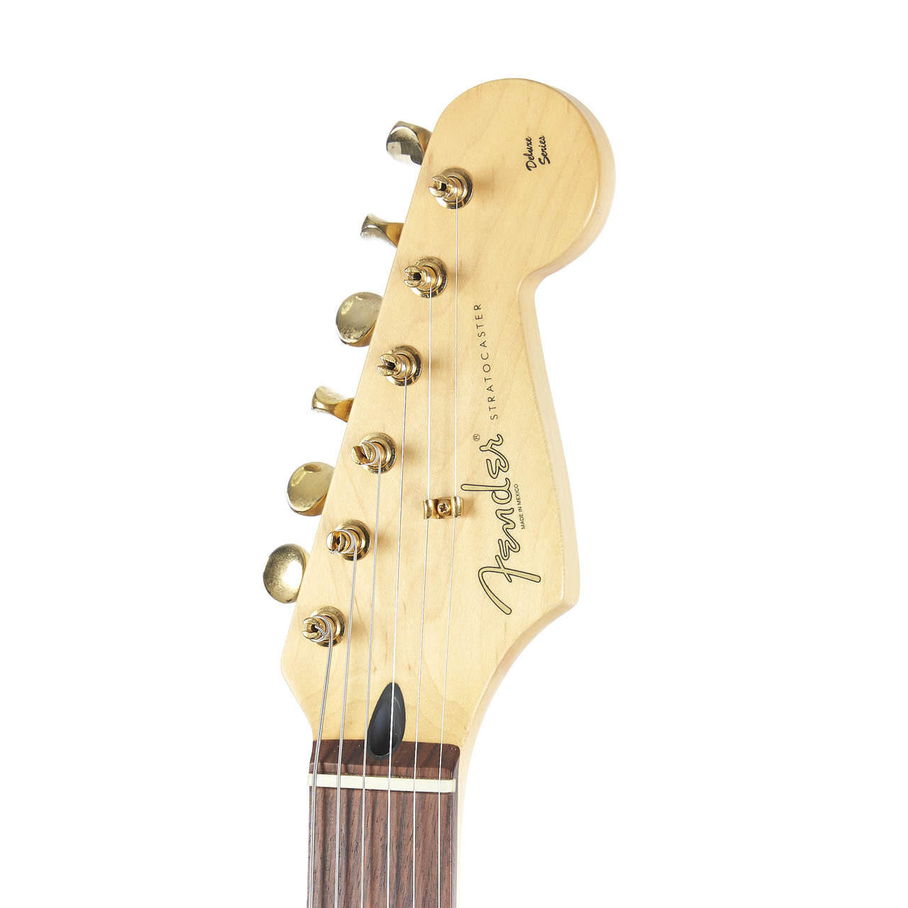 Used Fender Deluxe Series Super Stratocaster Crimson MIM 2000