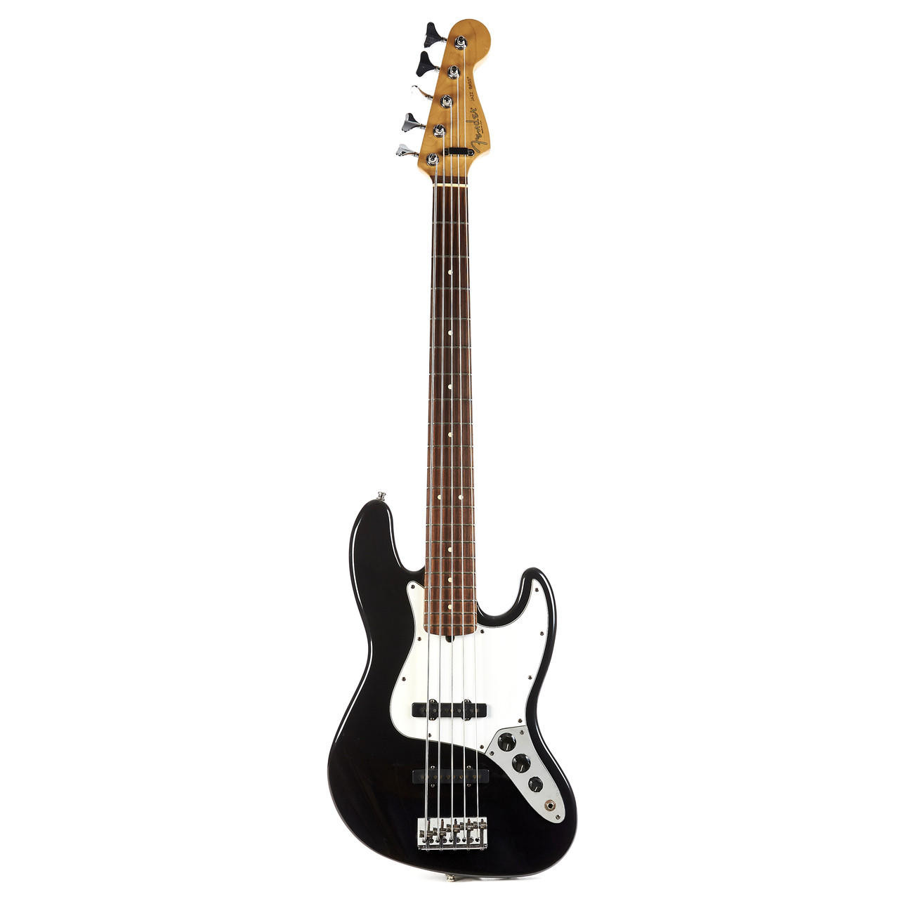 Used Fender Jazz Bass V 5-String Black 1995 | Cream City Music