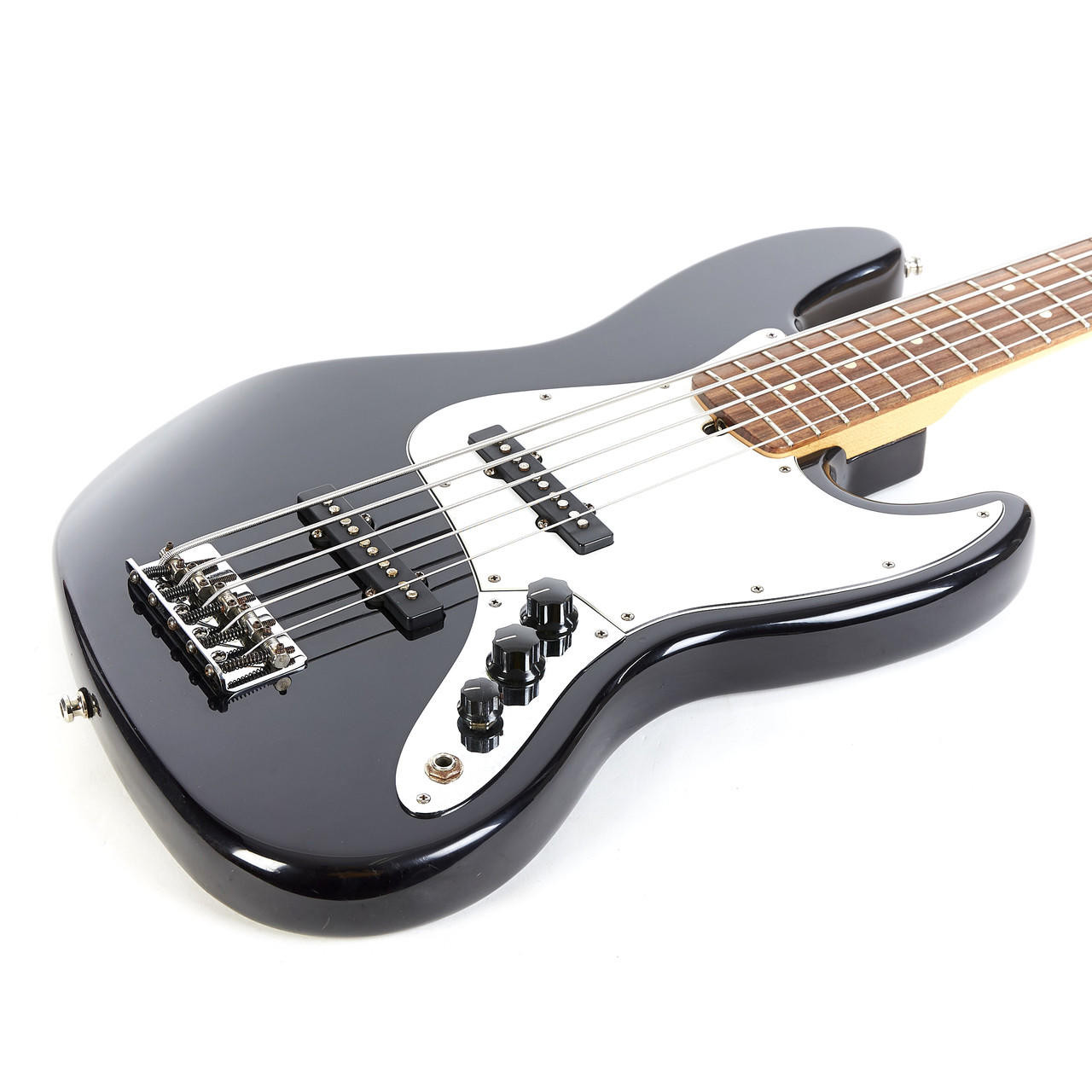 Used Fender Jazz Bass V 5-String Black 1995 | Cream City Music