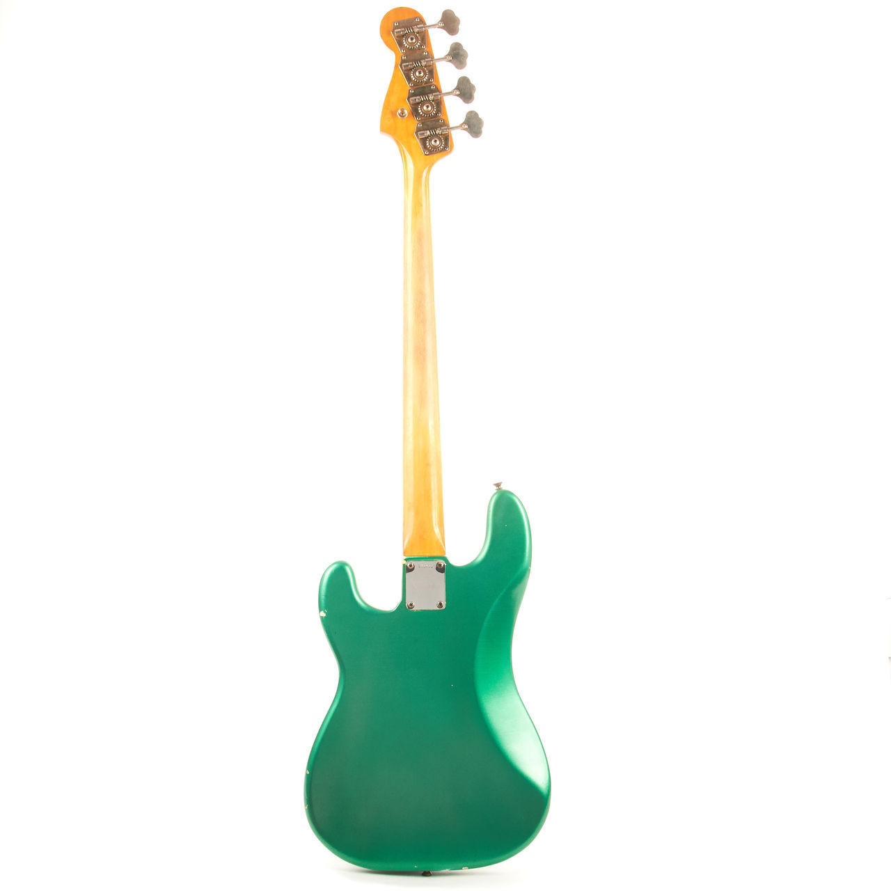 Vintage Fender Jazz Precision Bass Sherwood Green Olympic White