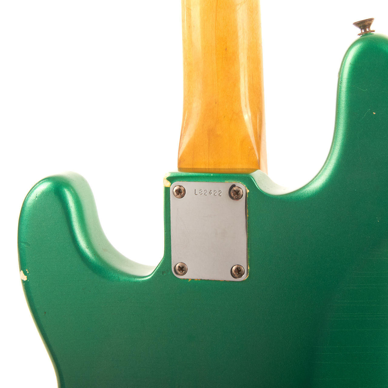 Vintage Fender Jazz Precision Bass Sherwood Green Olympic White