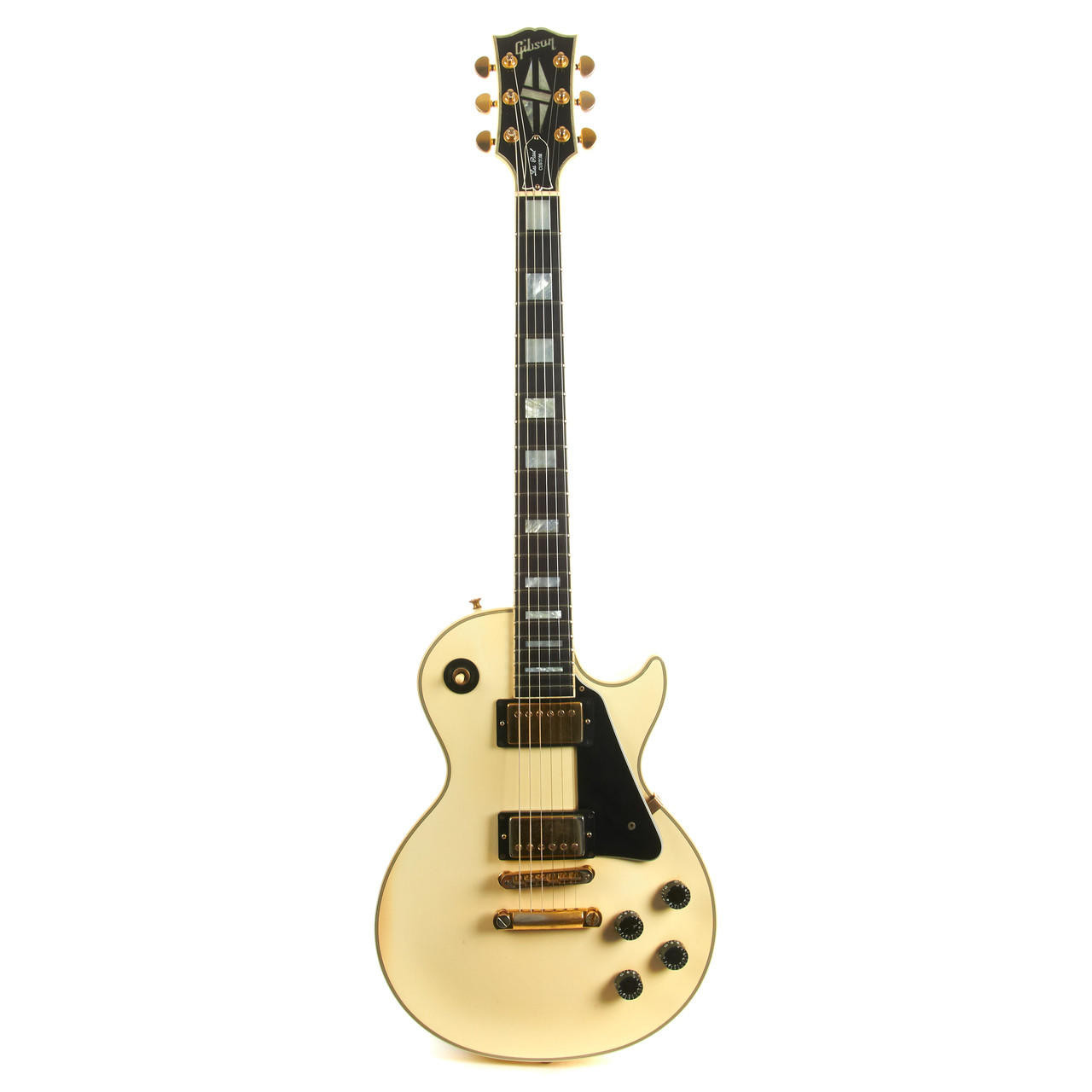 Used Gibson Les Paul Custom Alpine White 1997 | Cream City Music
