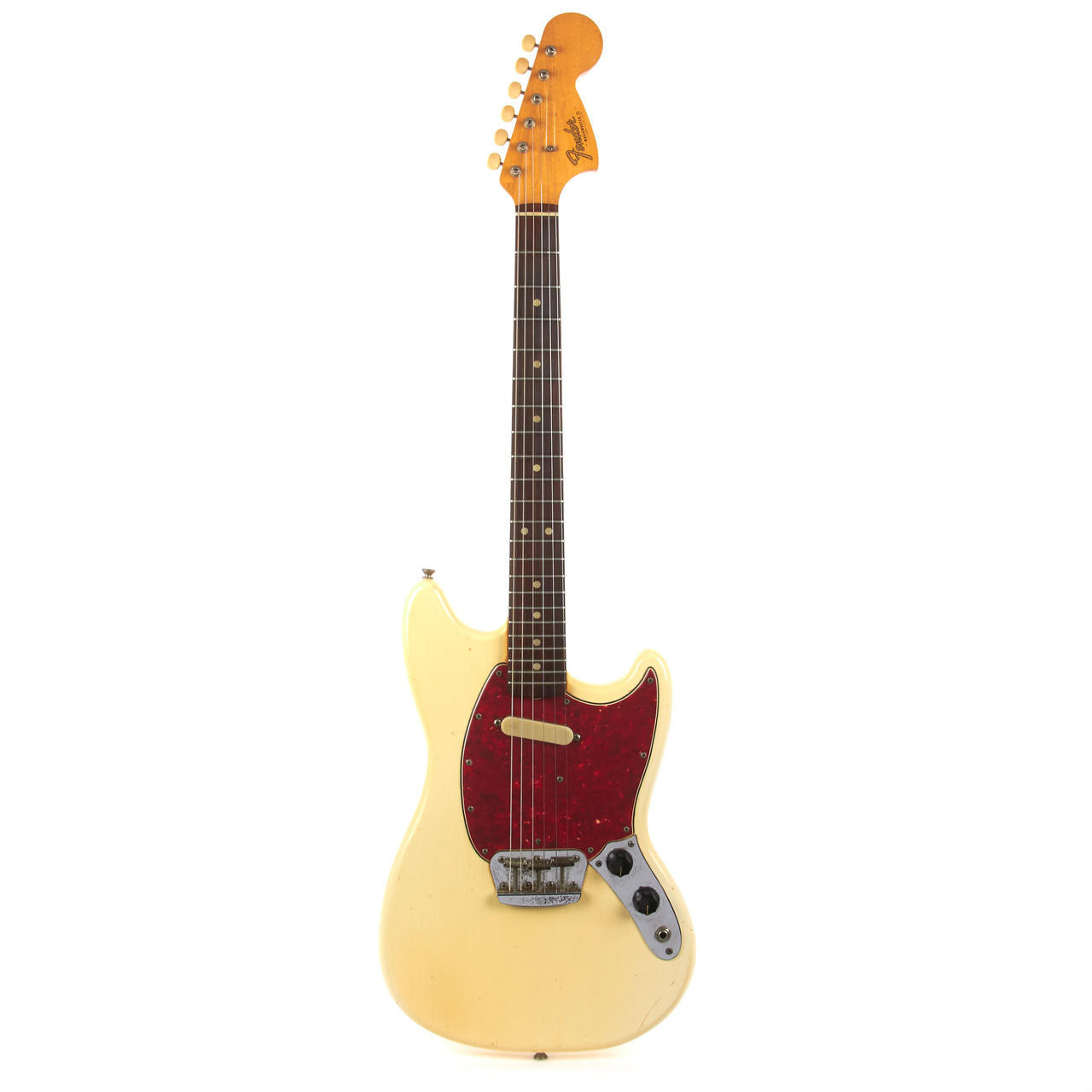 Vintage Fender Musicmaster II Olympic White 1965 (118425) | Cream