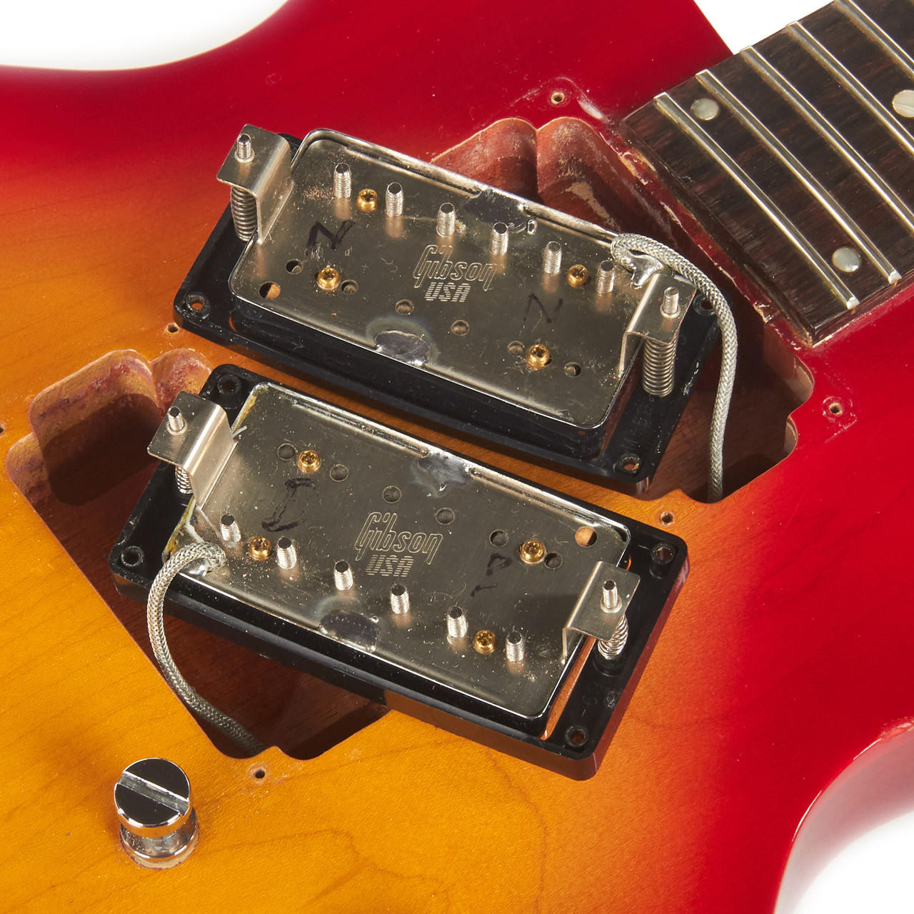Used Gibson Les Paul DC Studio Cherry Sunburst 1997 | Cream City Music