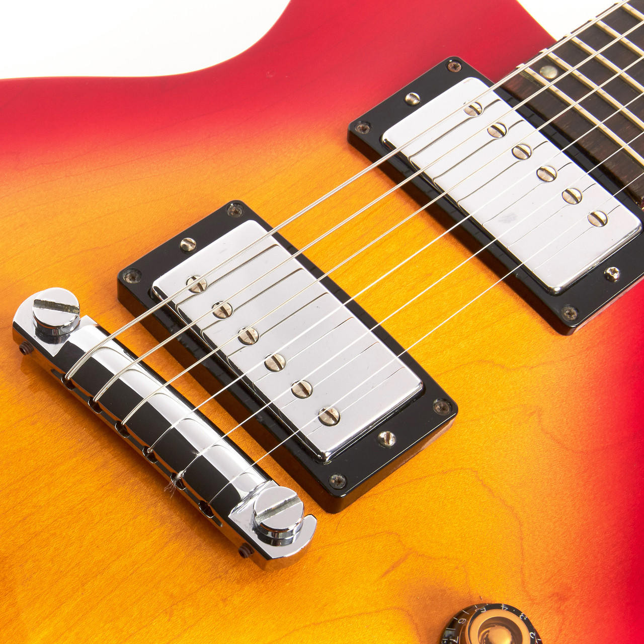 Used Gibson Les Paul DC Studio Cherry Sunburst 1997 | Cream City Music