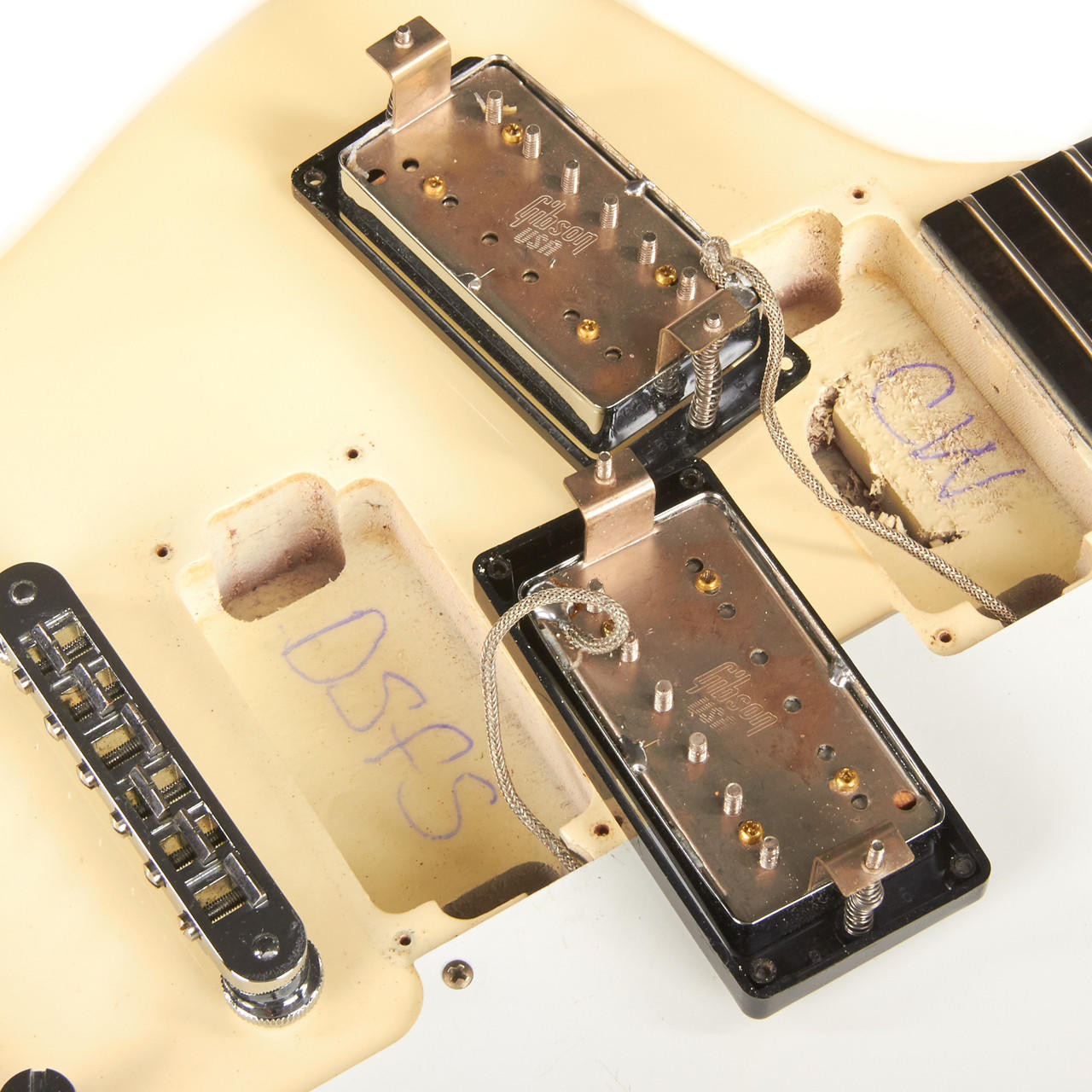 Used Gibson Firebird Studio Alpine White 2005 | Cream City Music