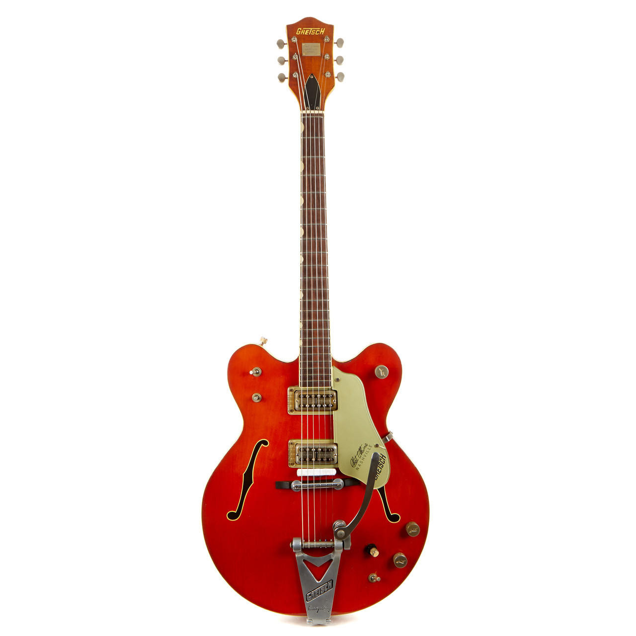 ギター Gretsch G5235 ChetAtkins Nashville Model Vintage Gretsch Chet Atkins Nashville Orange 1967 | Cream City Music