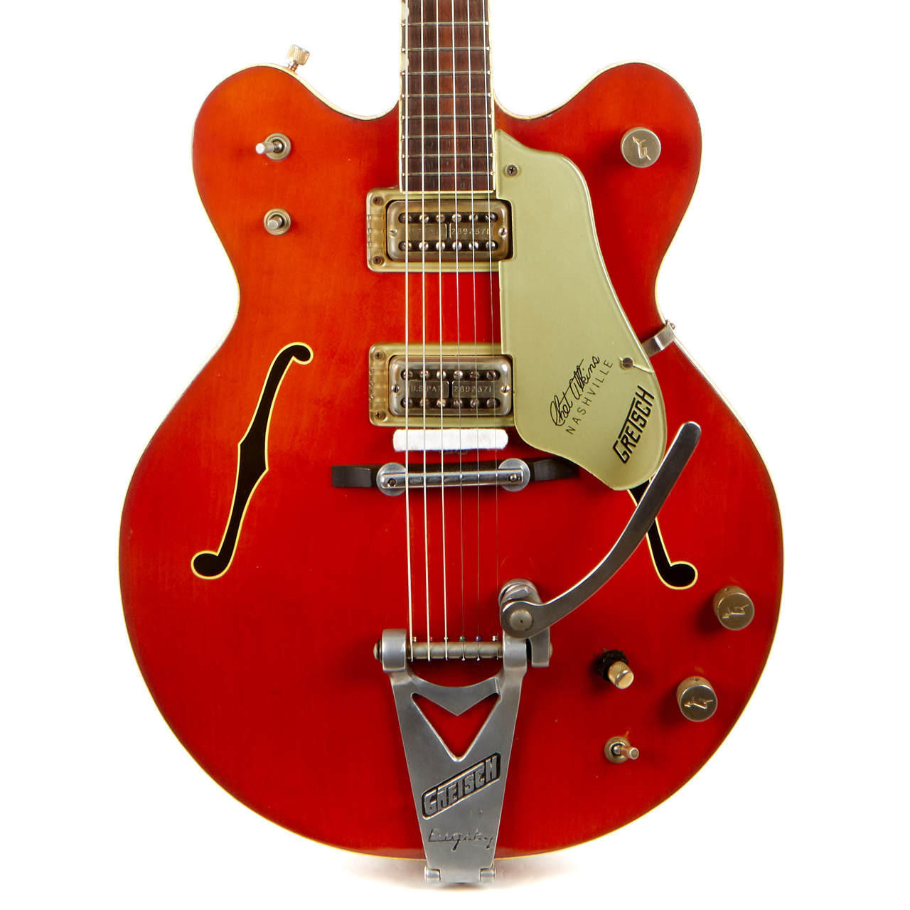 ギター Gretsch G5235 ChetAtkins Nashville Model Vintage Gretsch Chet Atkins Nashville Orange 1967 | Cream City Music