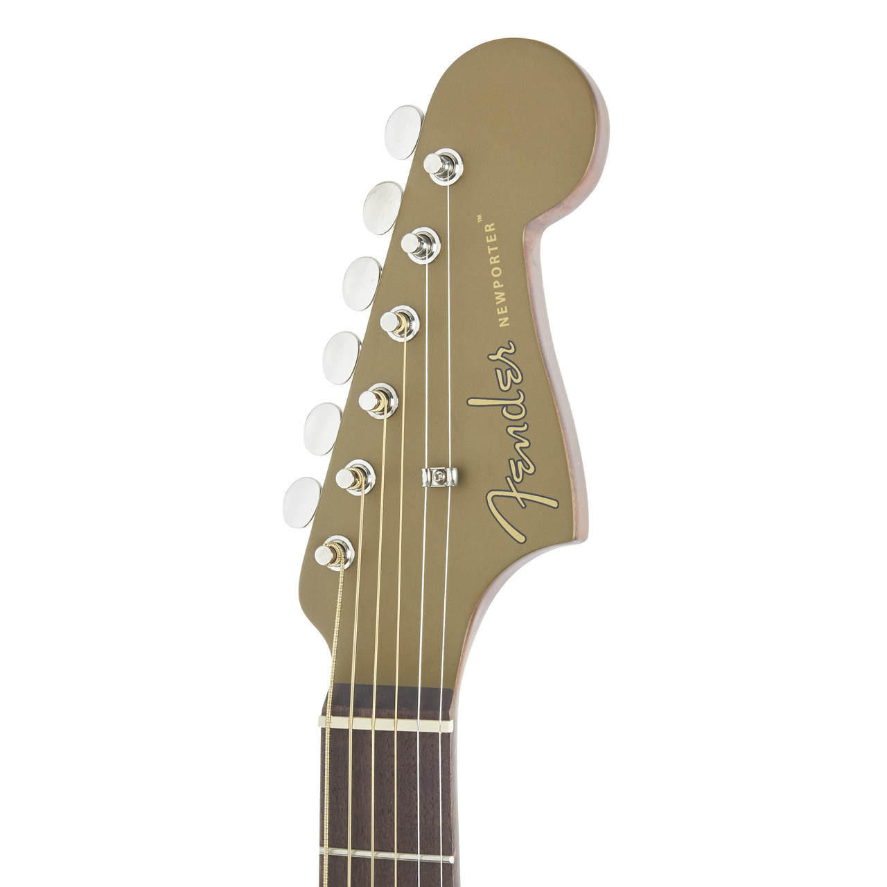 Fender Newporter Player Walnut Acoustic Electric - Olive Satin