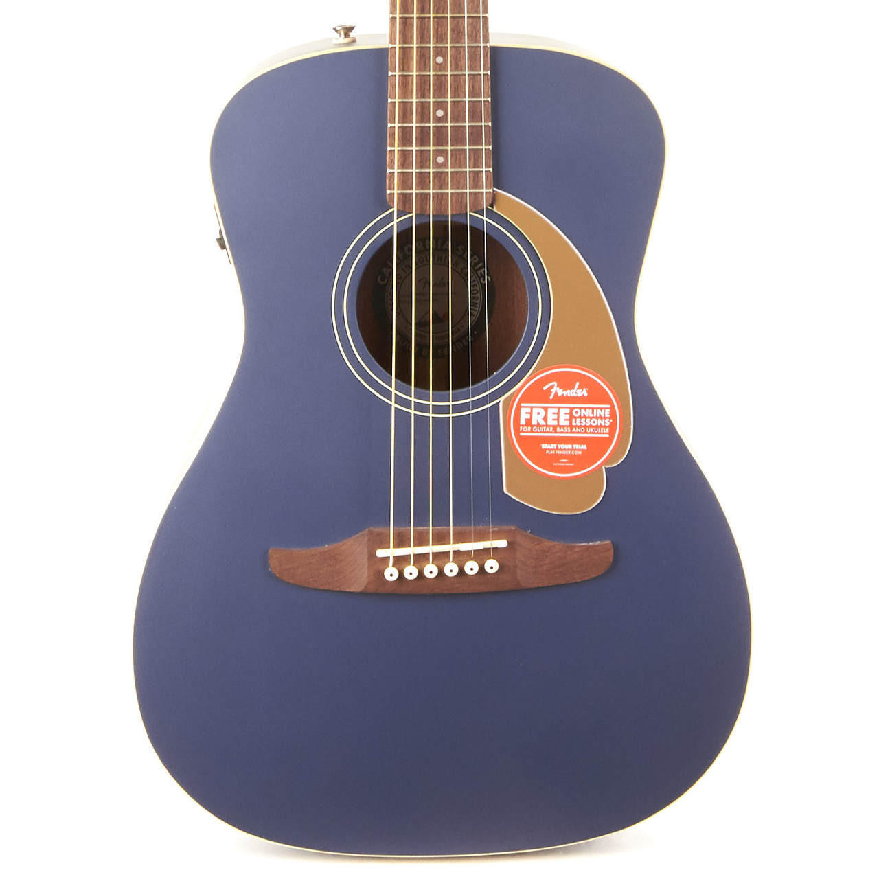 Fender Malibu Player Walnut Acoustic Electric - Midnight Satin 