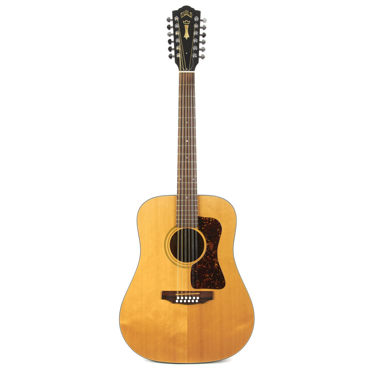 Used Vintage Guild D25-12NT 12-String Dreadnought Natural 1987