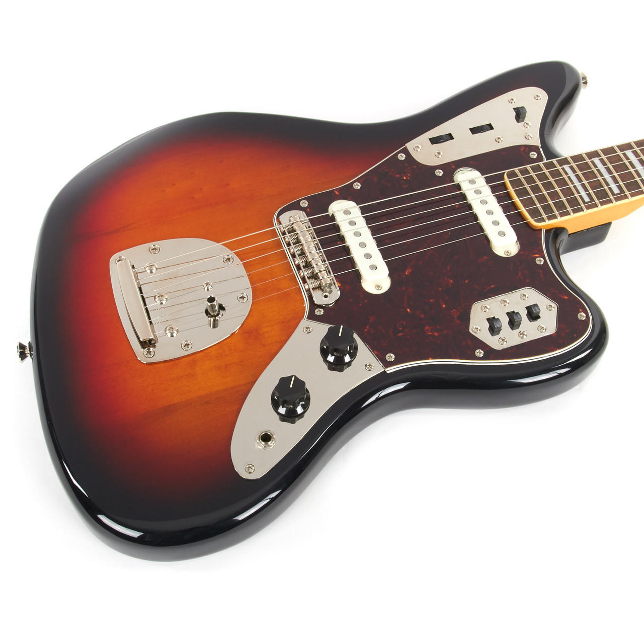 Squier Classic Vibe '70s Jaguar Laurel - 3 Tone Sunburst | Cream