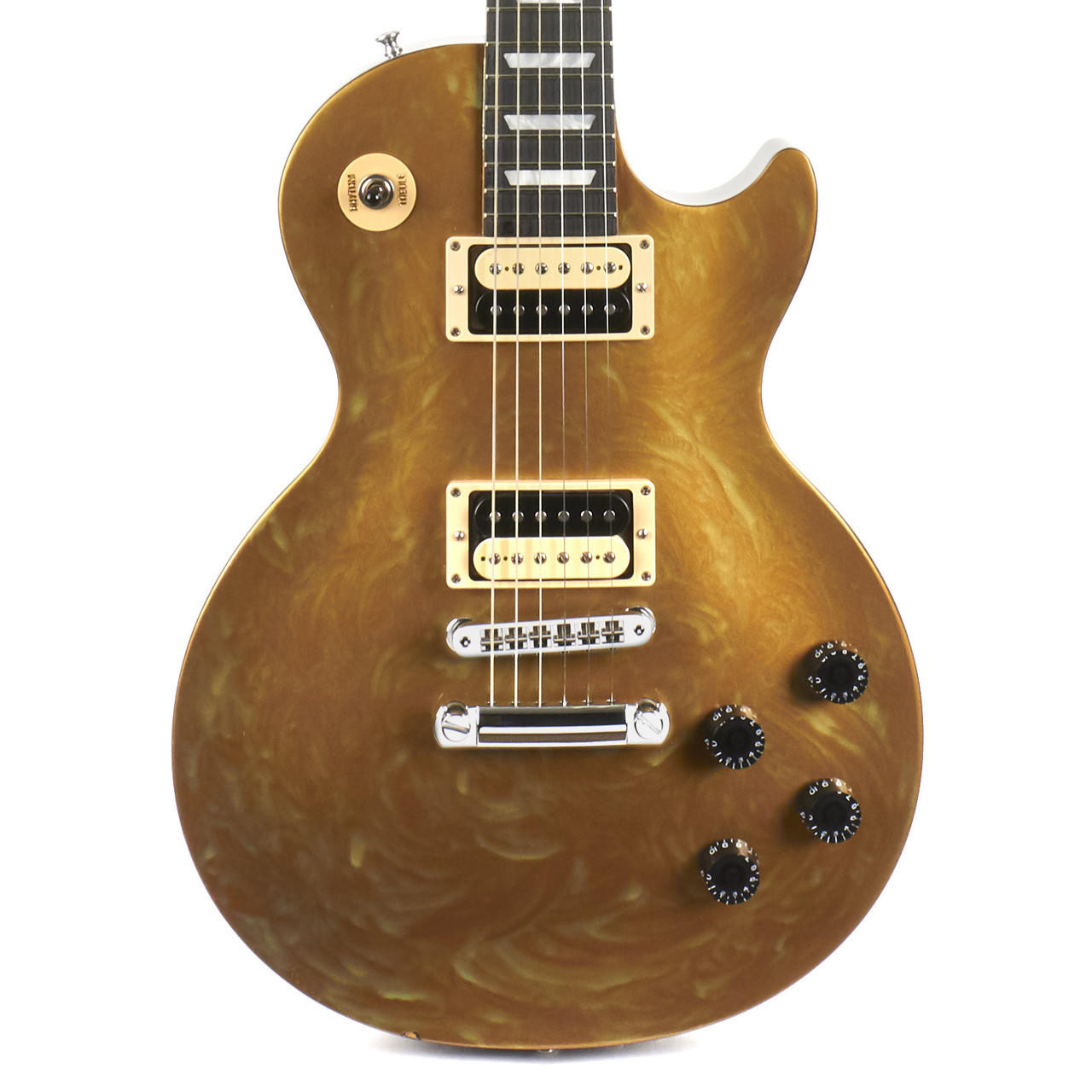Used Gibson Les Paul Studio Gold Swirl 2011 | Cream City Music