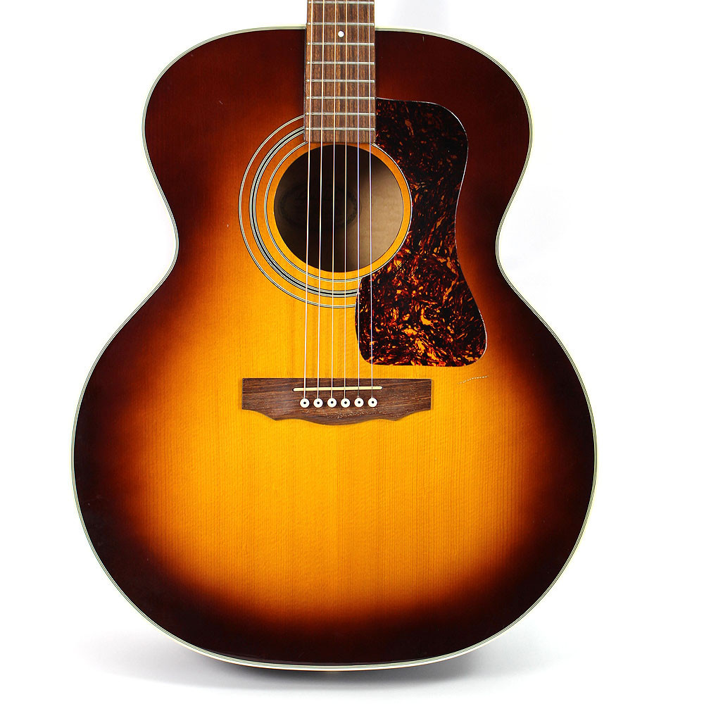 1996 Guild JF30-AB Jumbo Acoustic Guitar Sunburst Finish | Cream