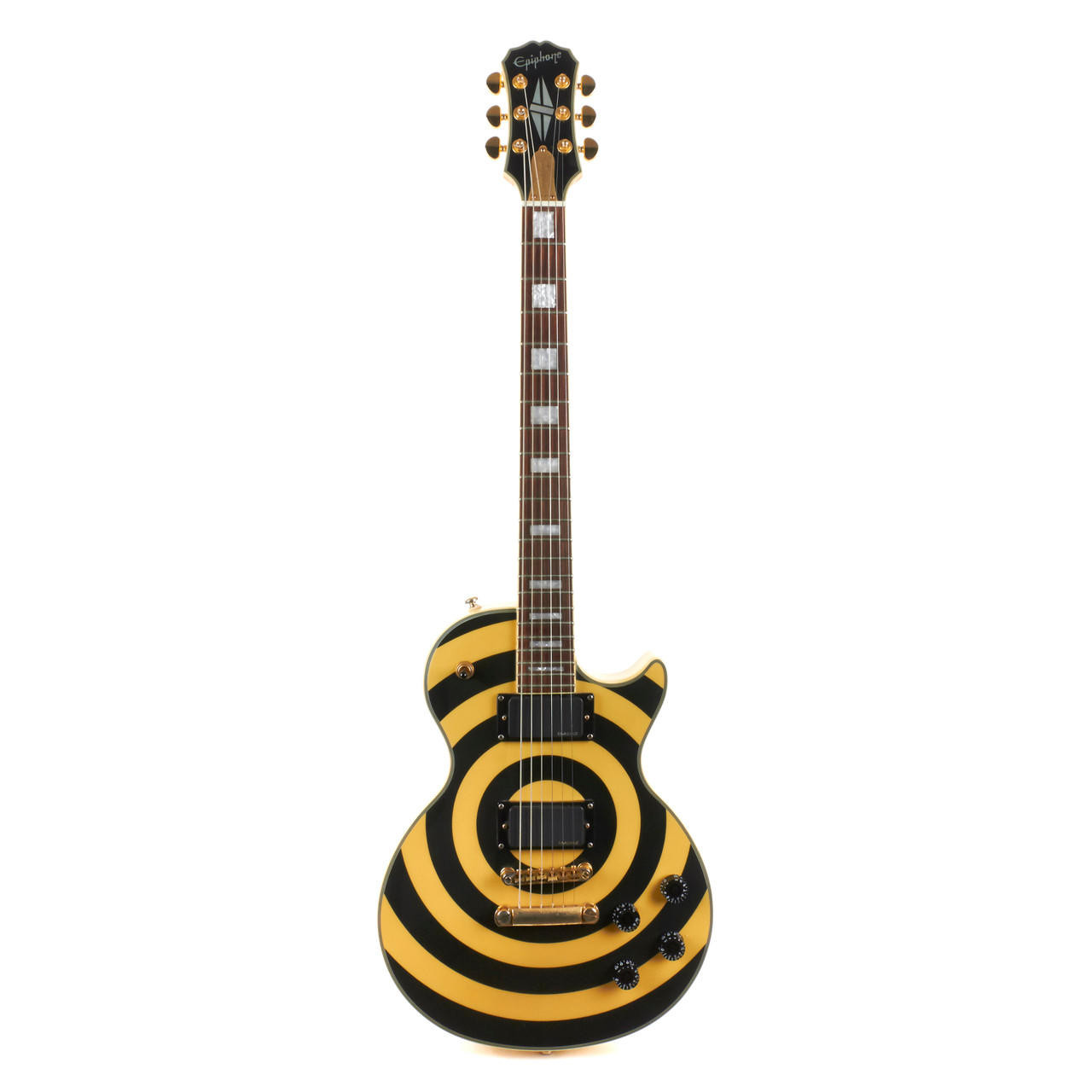 Used Epiphone Zakk Wylde Les Paul Custom Antique Ivory Bullseye
