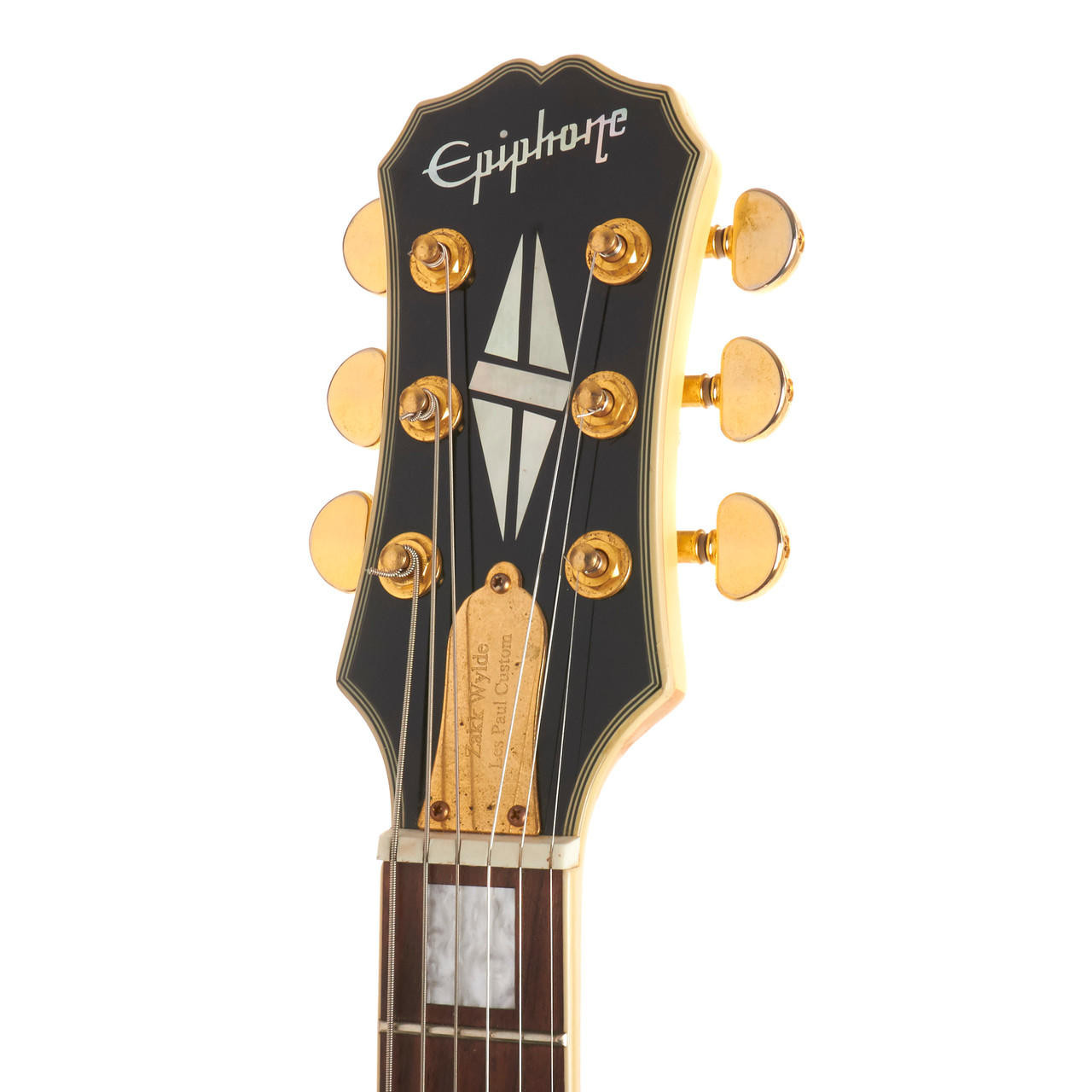 Used Epiphone Zakk Wylde Les Paul Custom Antique Ivory Bullseye