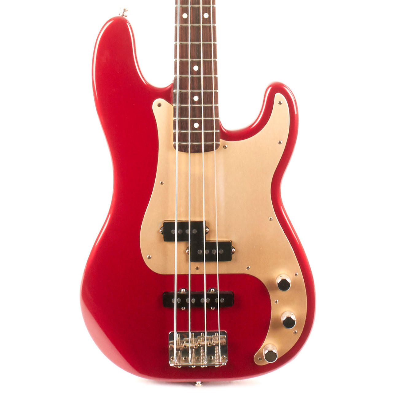 Used Fender California Series Precision Bass Special Candy Apple