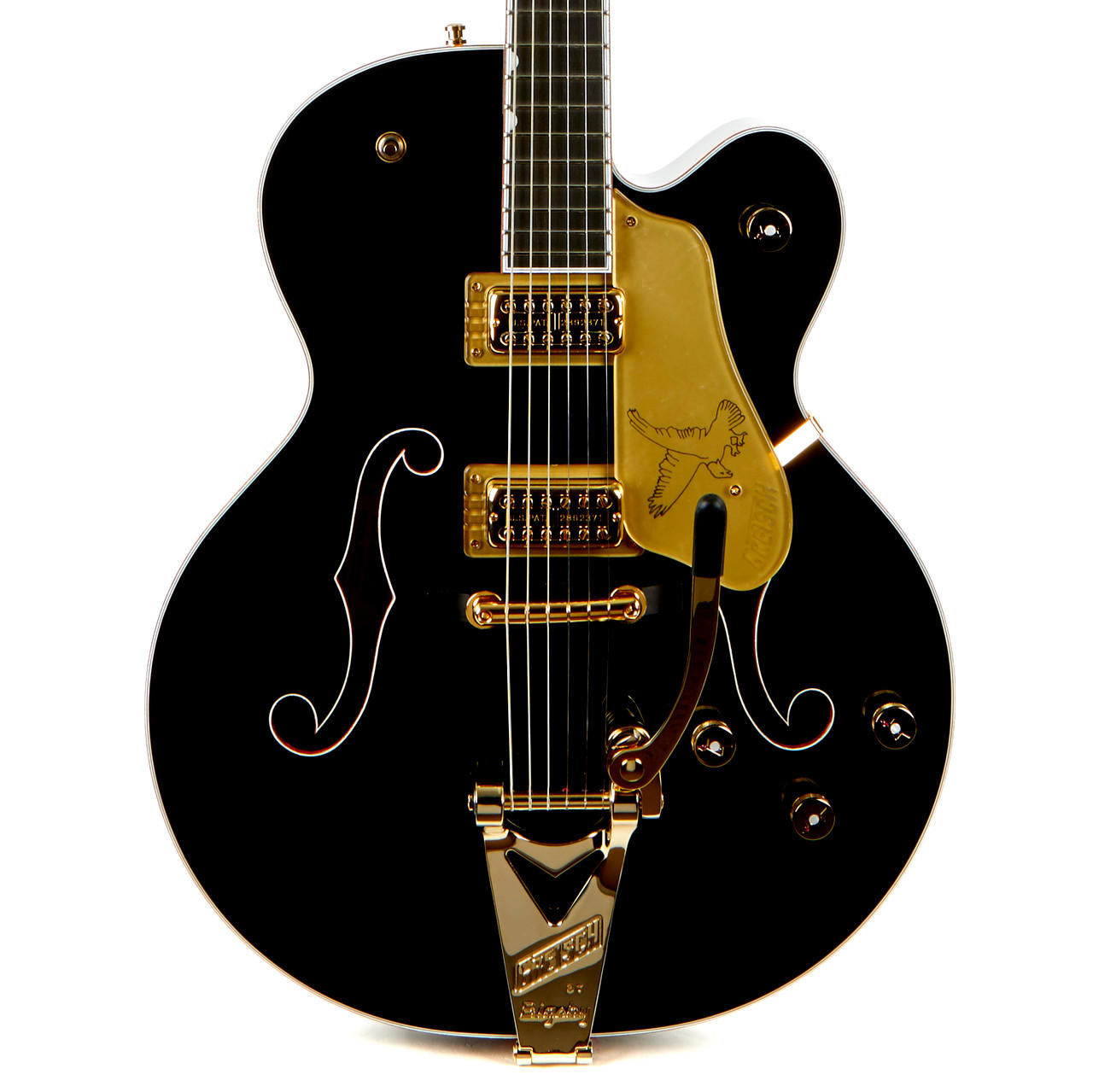 Gretsch G6136T-BLK Players Edition Black Falcon B Stock | Cream