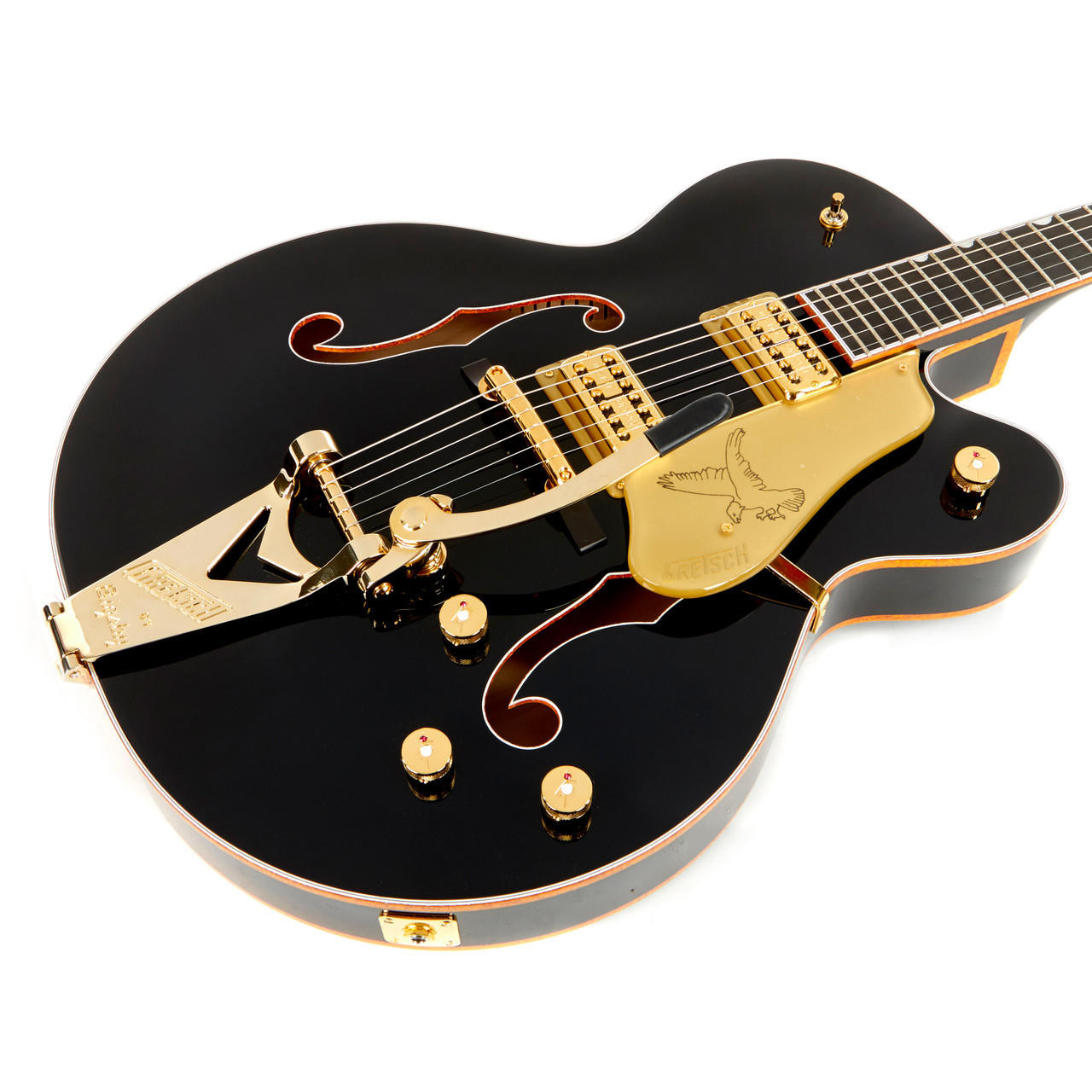 Gretsch G6136T-BLK Players Edition Black Falcon B Stock | Cream