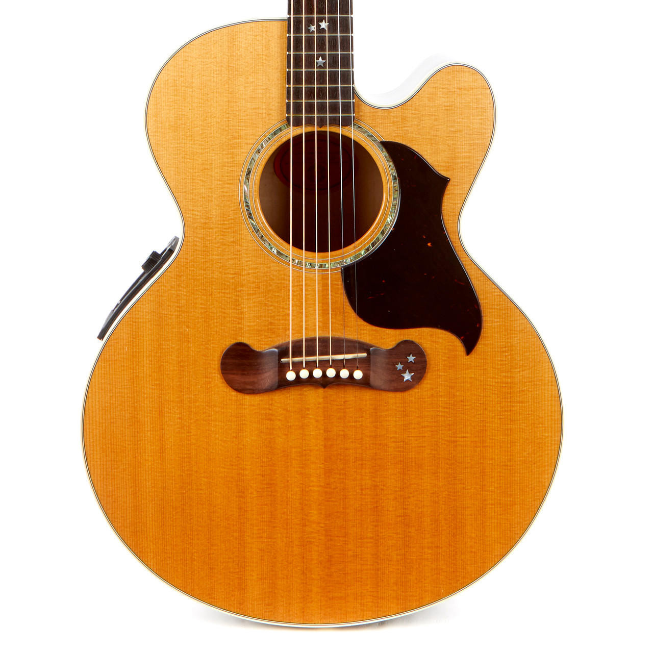 Used Gibson J-180EC Jumbo Natural 2001 | Cream City Music