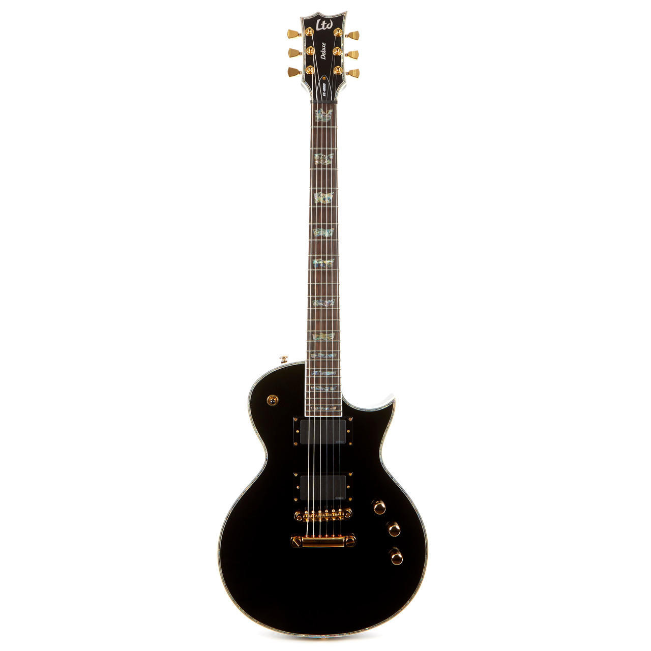 ESP LTD EC-1000 with EMG Pickups - Black | Cream City Music