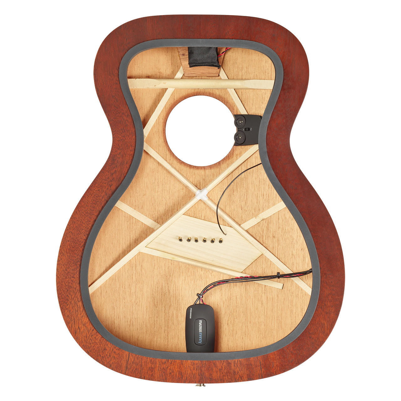 Fishman Matrix Infinity VT Acoustic Pickup - Wide Saddle | Cream