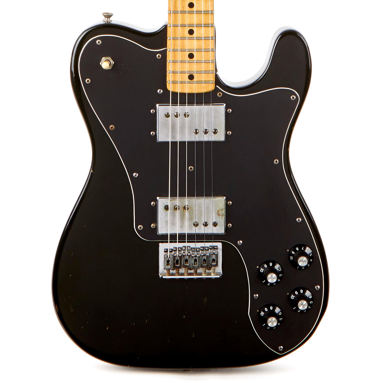 Vintage Fender Telecaster Deluxe Black 1973 | Cream City Music