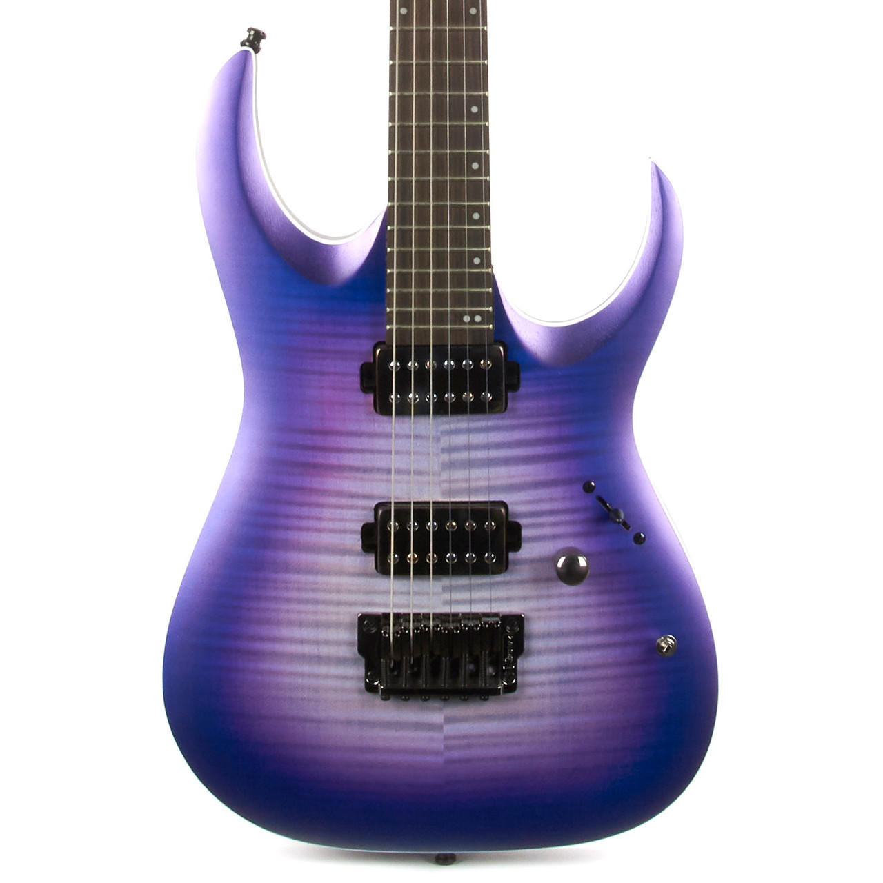 Ibanez RGA61AL Axion Label - Indigo Burst Aurora Flat | Cream City