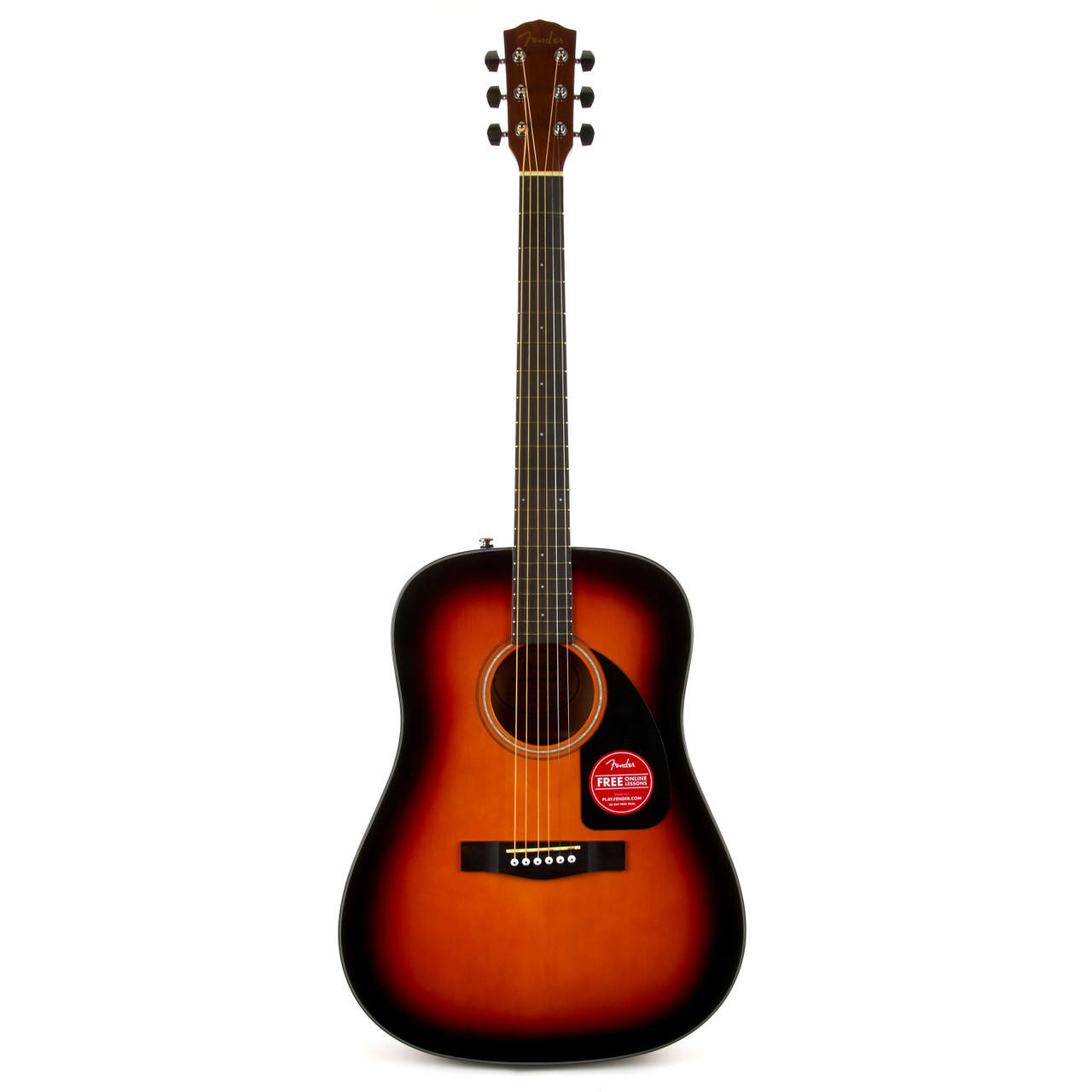 Fender CD-60 Dreadnought V3 with Case - Sunburst | Cream City Music