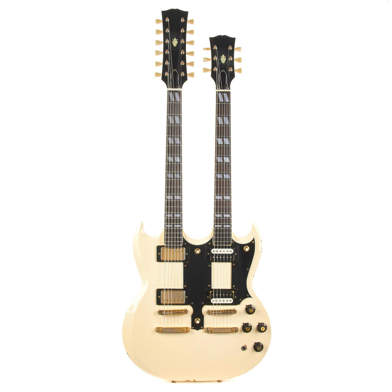 Vintage Ibanez 2402DX Double Neck White 1975 | Cream City Music