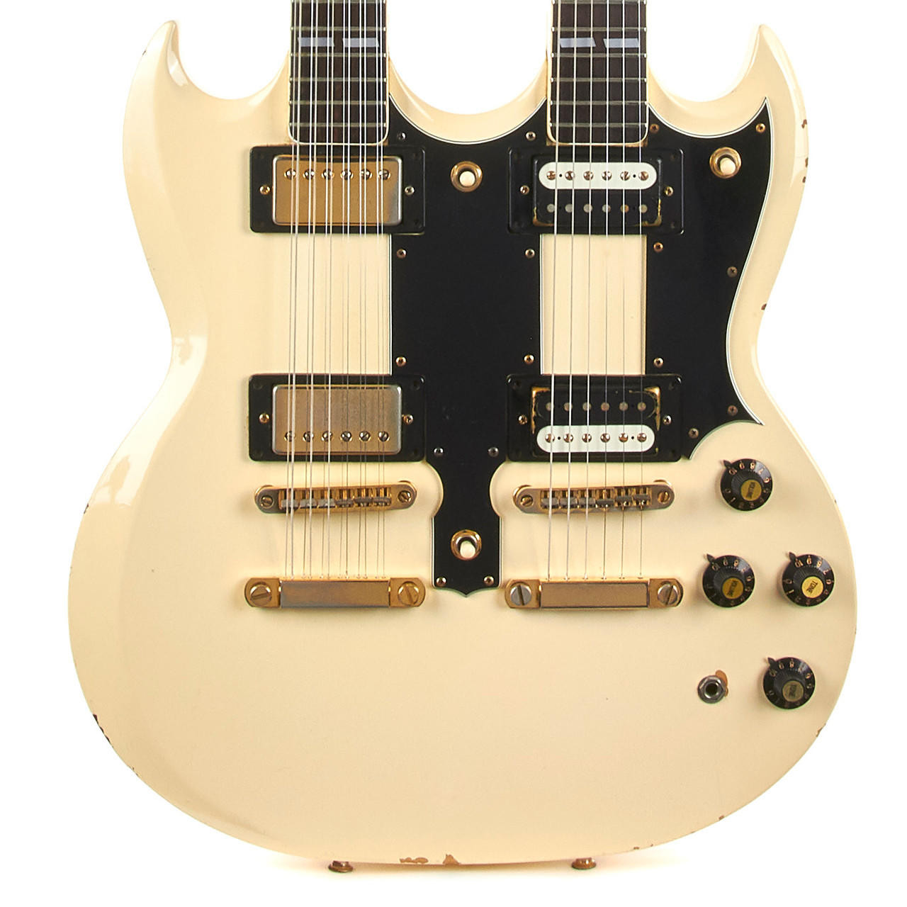 Vintage Ibanez 2402DX Double Neck White 1975 | Cream City Music