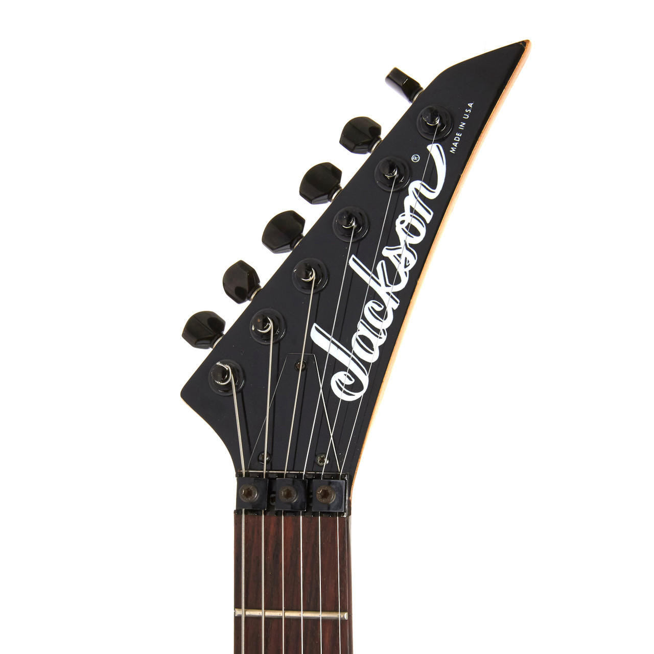 Used USA Jackson San Dimas Black Signed By Grover | Cream City Music