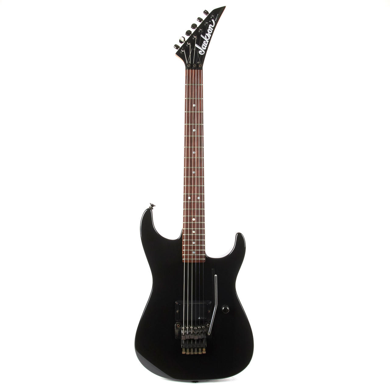 Used USA Jackson San Dimas Black Signed By Grover | Cream City Music