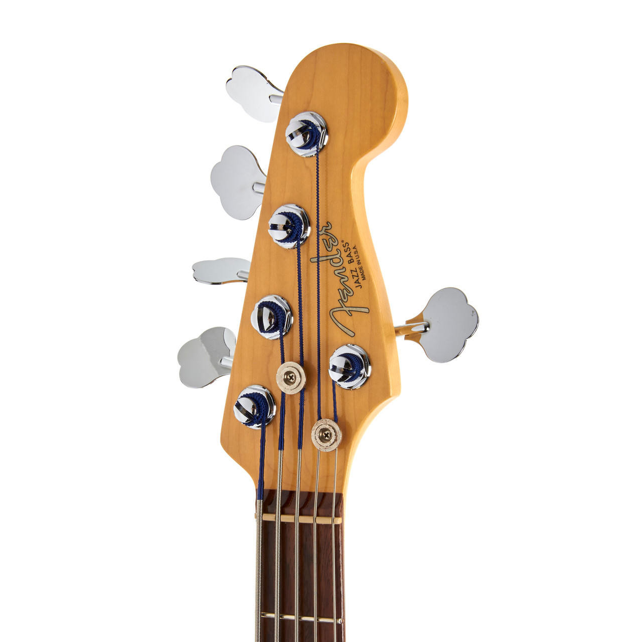 Used Fender American Standard Jazz Bass V 5-String Olympic White