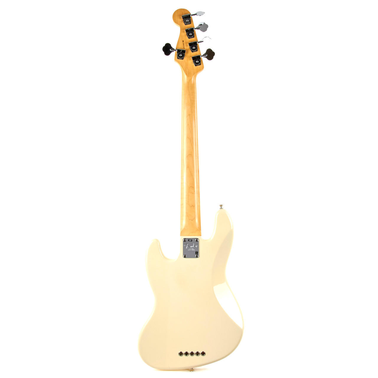 Used Fender American Standard Jazz Bass V 5-String Olympic White