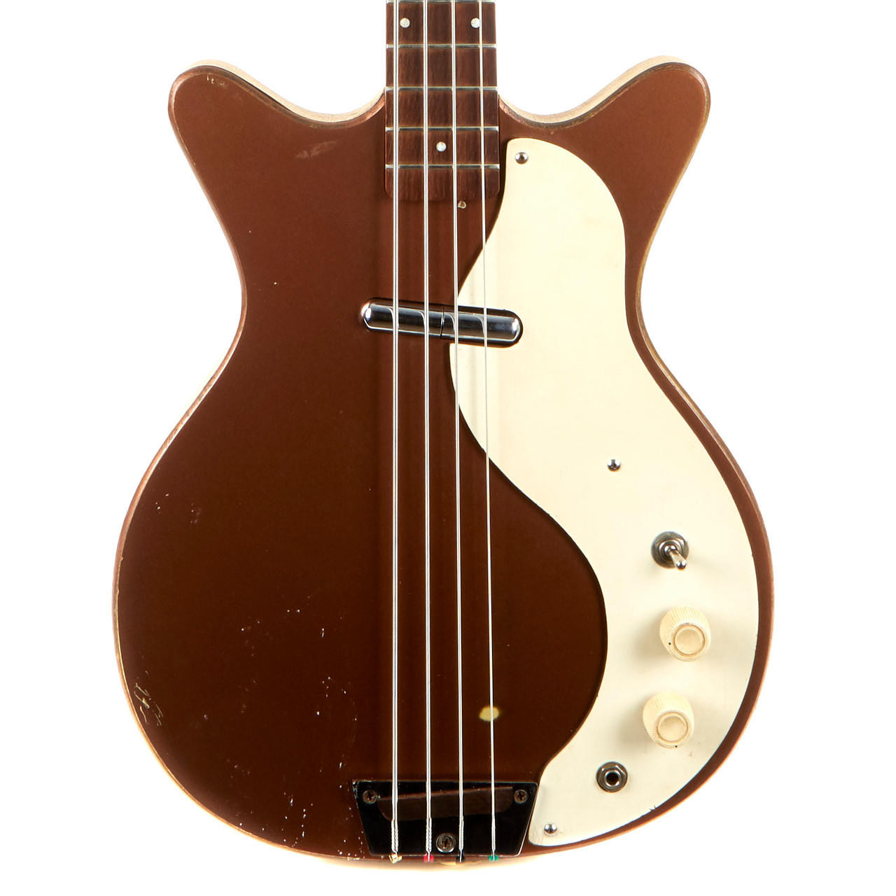 Vintage Danelectro Model 3412 Standard Shorthorn Bass Copper 1961
