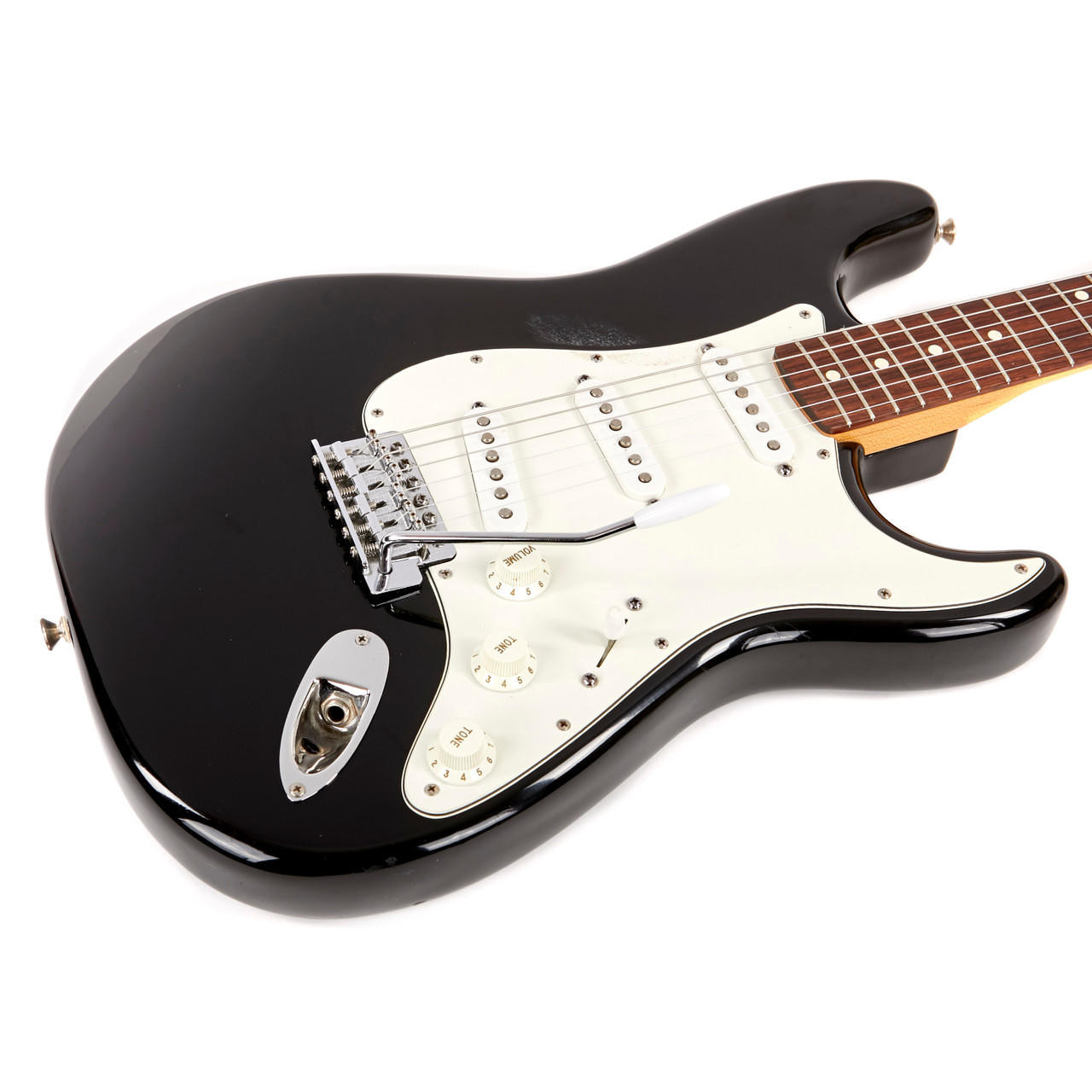Used Fender Export Stratocaster Black 1992 | Cream City Music
